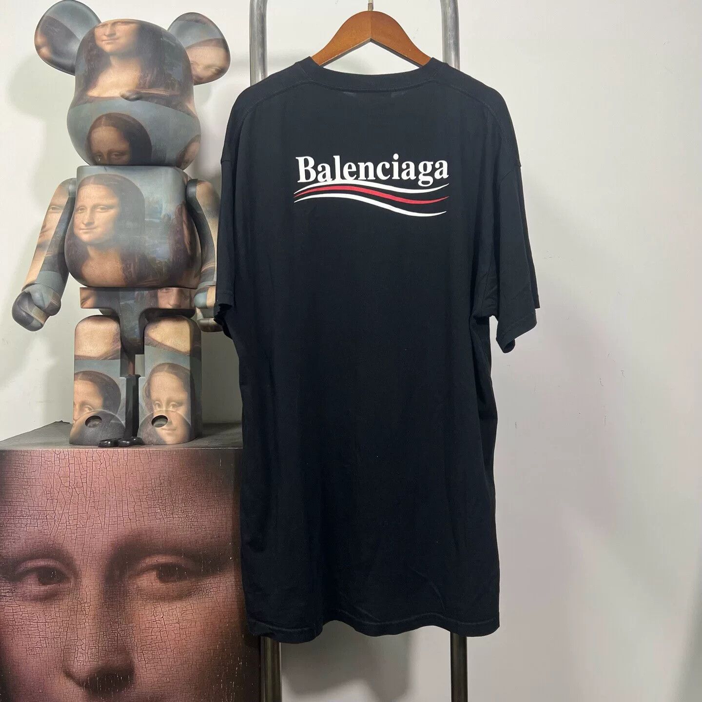 Balenciaga Balenciaga Campaign Wave Logo T-Shirt XS Size US XS / EU 42 / 0 - 2 Thumbnail