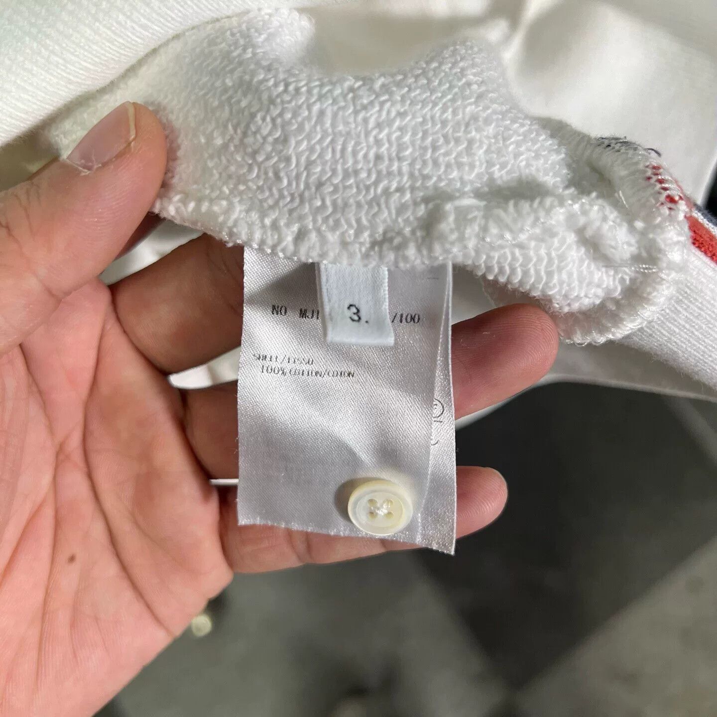 Thom Browne Thom Browne RWB Stripe White Hoodie Size 3 Size US L / EU 52-54 / 3 - 4 Thumbnail