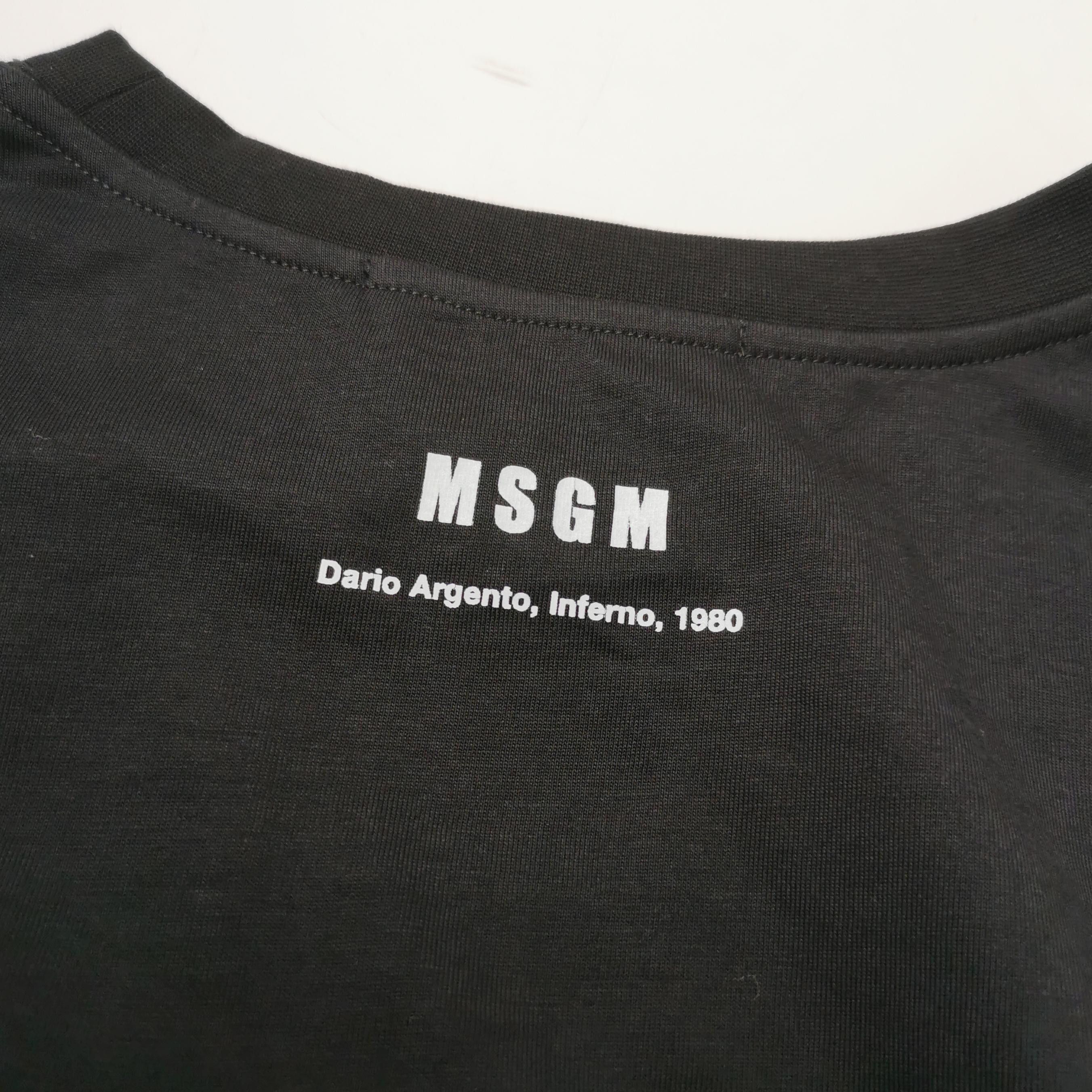 MSGM MSGM x Dario Argento Inferno Long Sleeve T-Shirt XL Size US XL / EU 56 / 4 - 3 Thumbnail