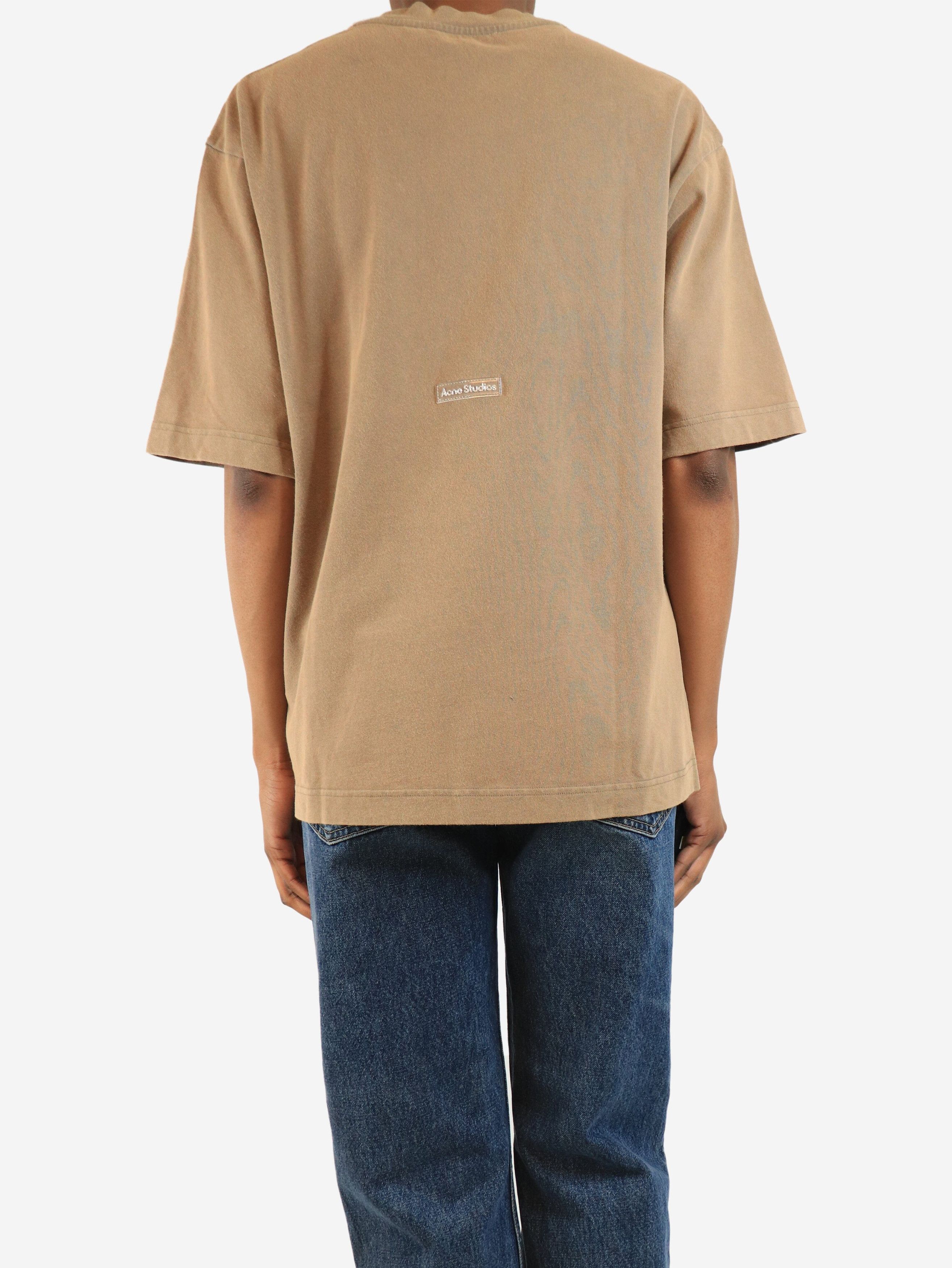 Acne Studios Brown faded t-shirt - XS Size XS / US 0-2 / IT 36-38 - 3 Thumbnail