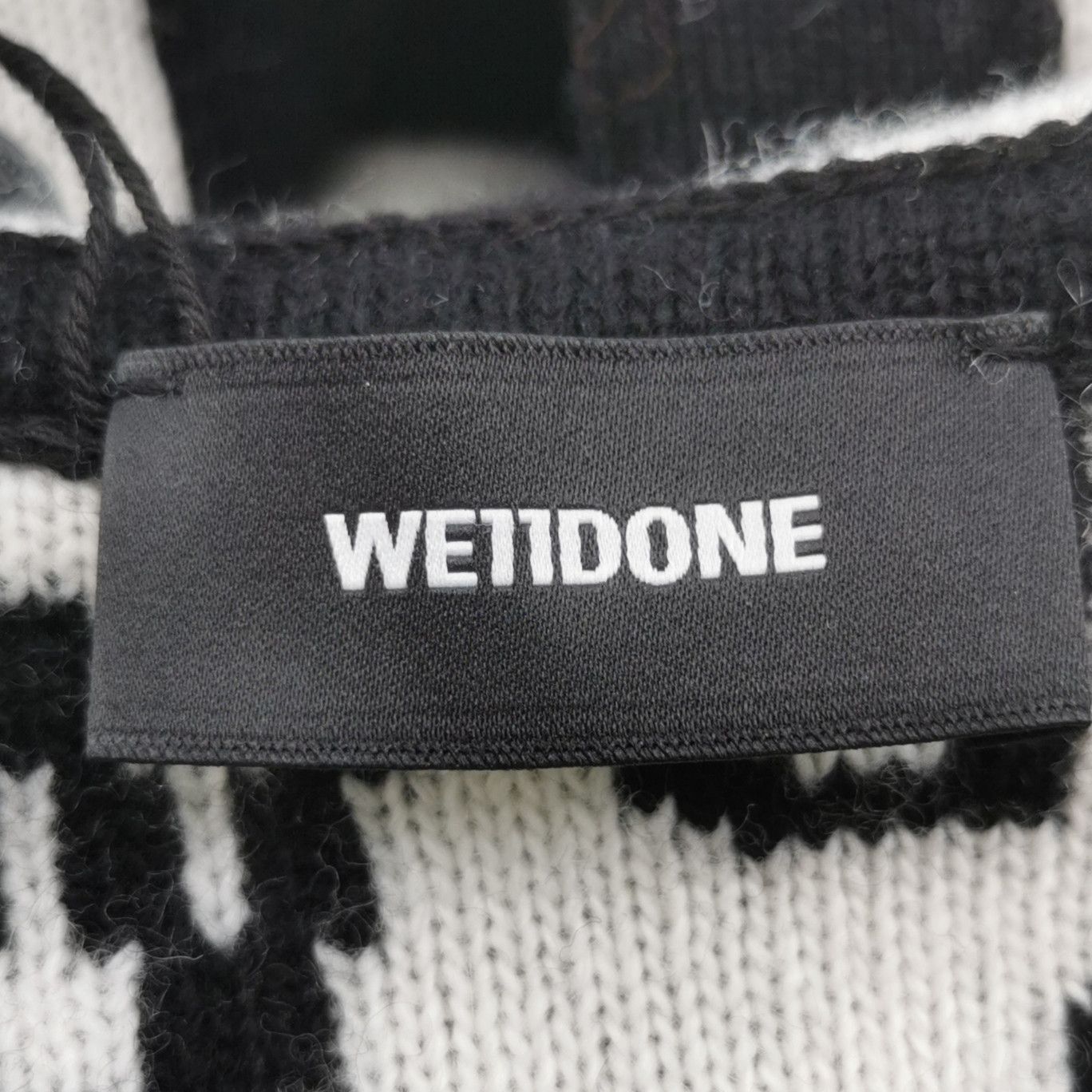 WE11DONE We11done Monogram Logo Knit Hoodie Size S Size US S / EU 44-46 / 1 - 4 Thumbnail