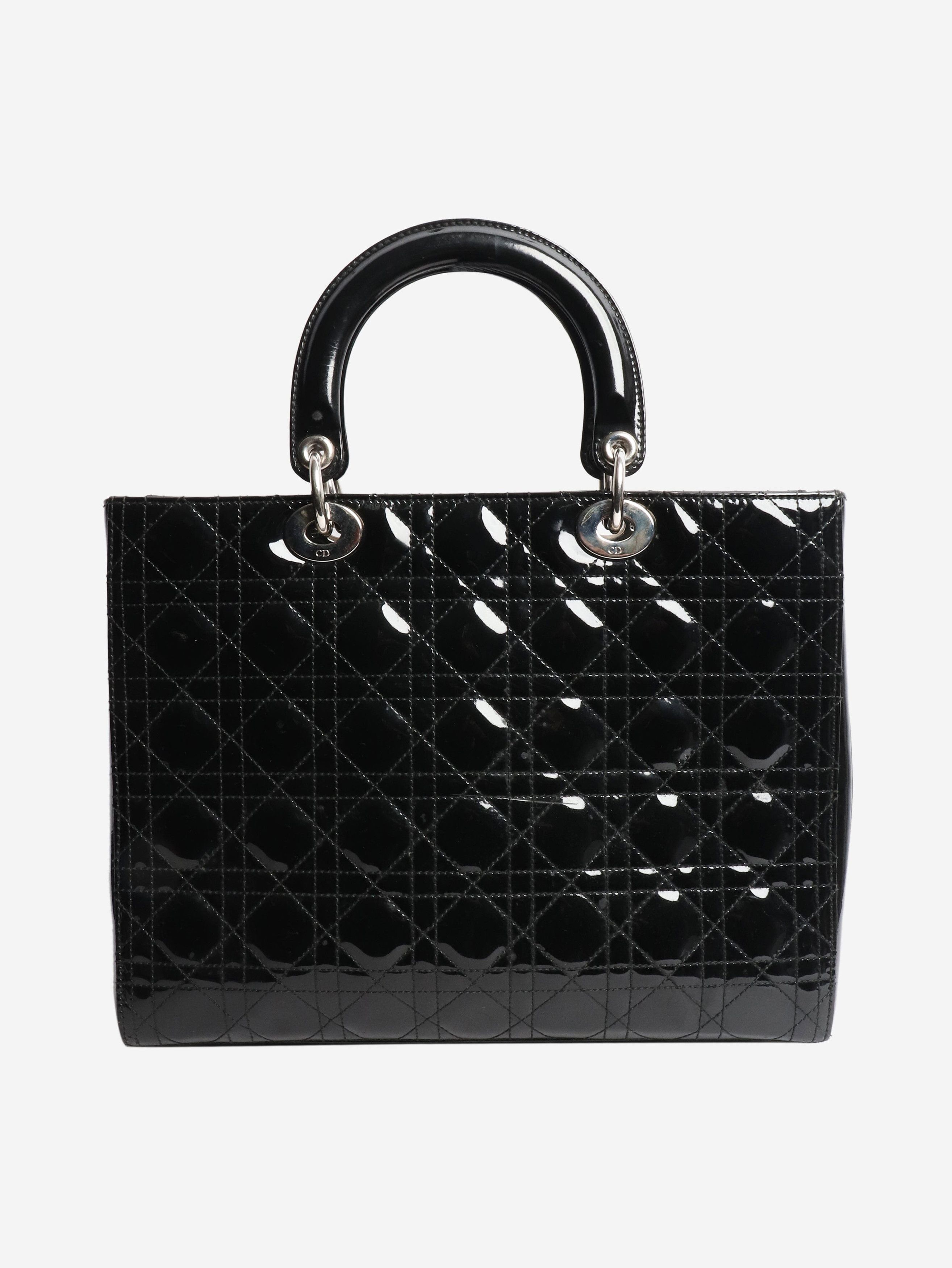 Dior Black 2009 patent Lady bag Size ONE SIZE - 3 Thumbnail