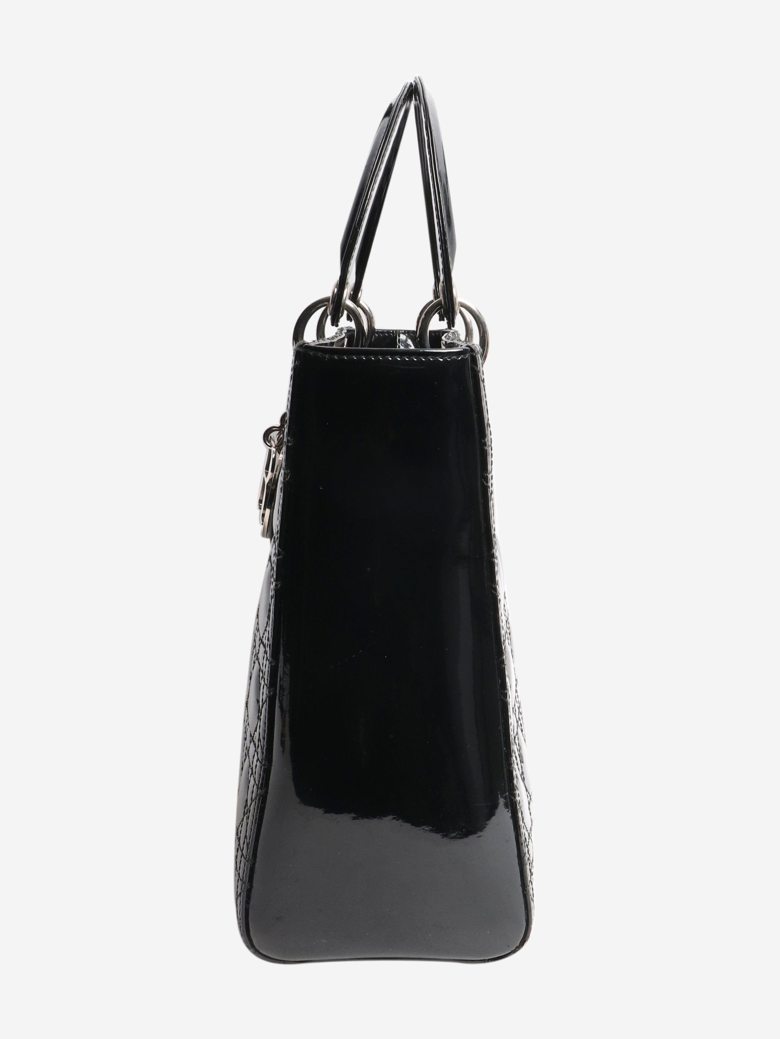 Dior Black 2009 patent Lady bag Size ONE SIZE - 2 Thumbnail