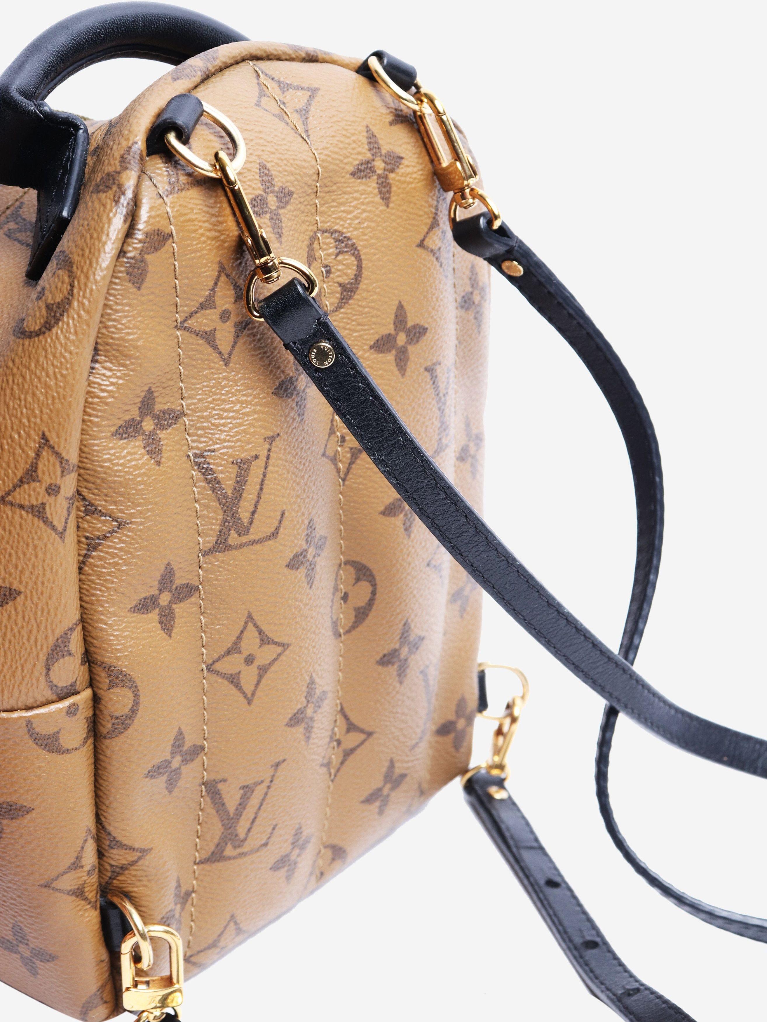 Louis Vuitton Brown Palm Springs Monogram mini backpack Size ONE SIZE - 6 Thumbnail