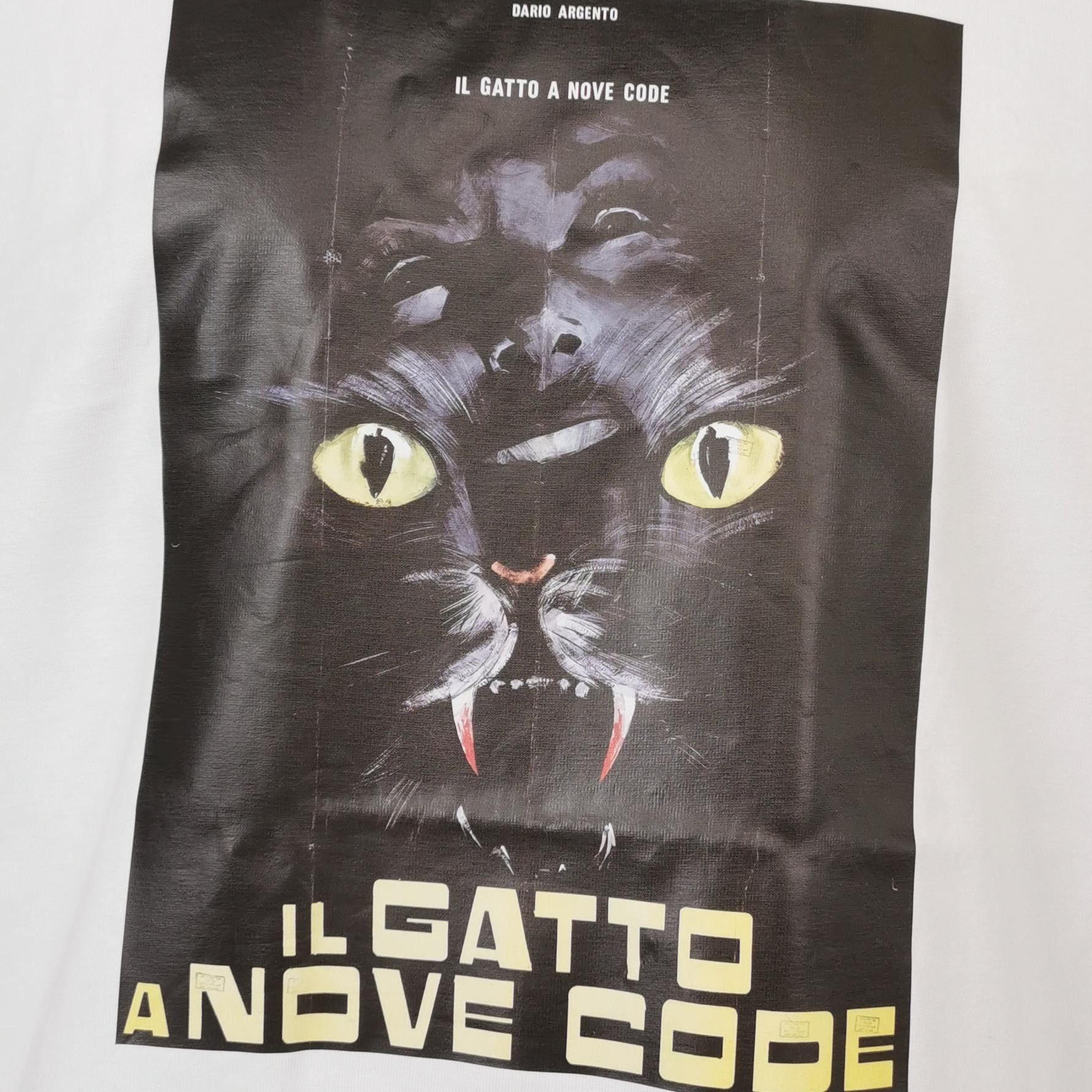 MSGM MSGM x Dario Argento Cat Graphic T-Shirt M Size US M / EU 48-50 / 2 - 3 Thumbnail