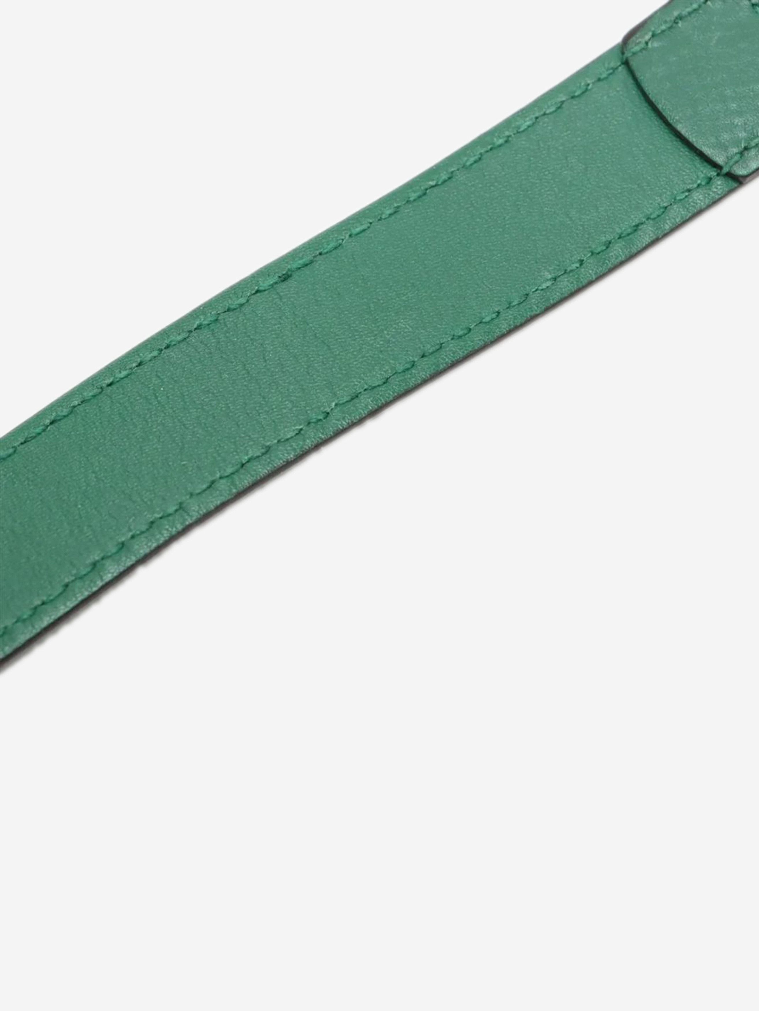 Gucci Green Interlocking G leather chain shoulder bag Size ONE SIZE - 13 Thumbnail