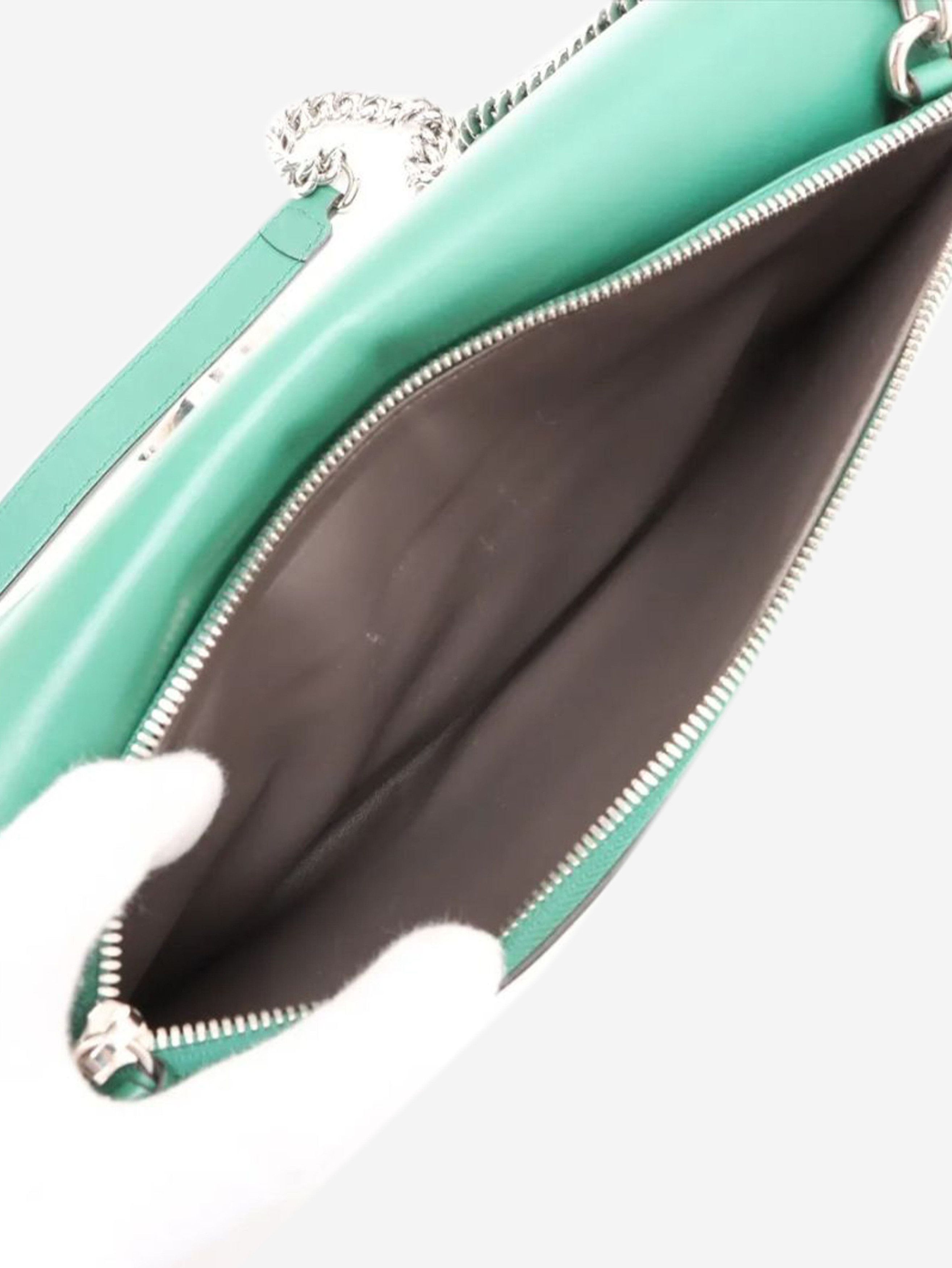 Gucci Green Interlocking G leather chain shoulder bag Size ONE SIZE - 10 Thumbnail