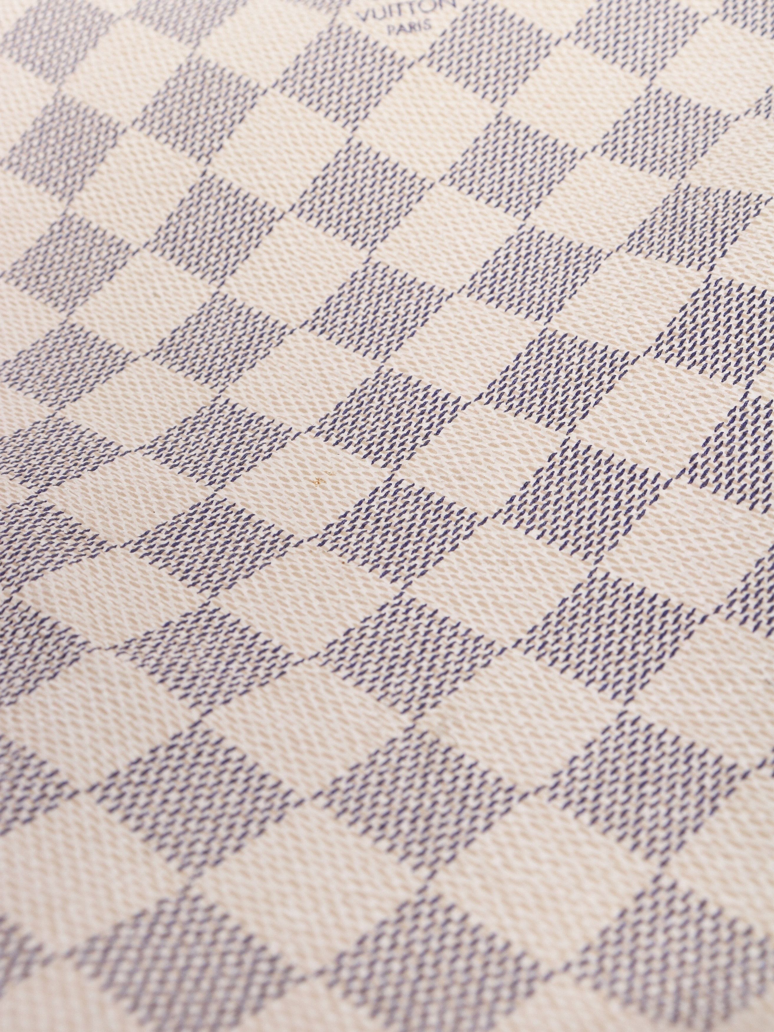 Louis Vuitton Cream 2012 Damier Azur Neverfull MM tote Size ONE SIZE - 7 Thumbnail