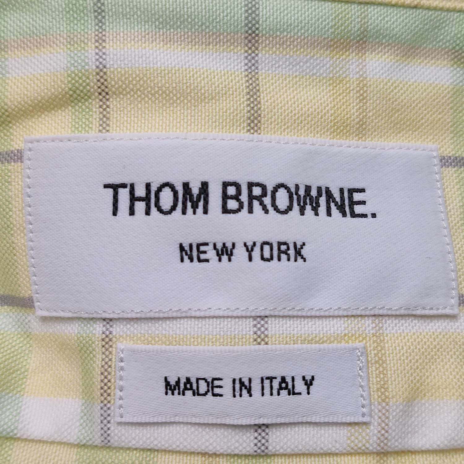Thom Browne Thom Browne Plaid Cotton Button Down Shirt Size 1 Size US S / EU 44-46 / 1 - 6 Thumbnail
