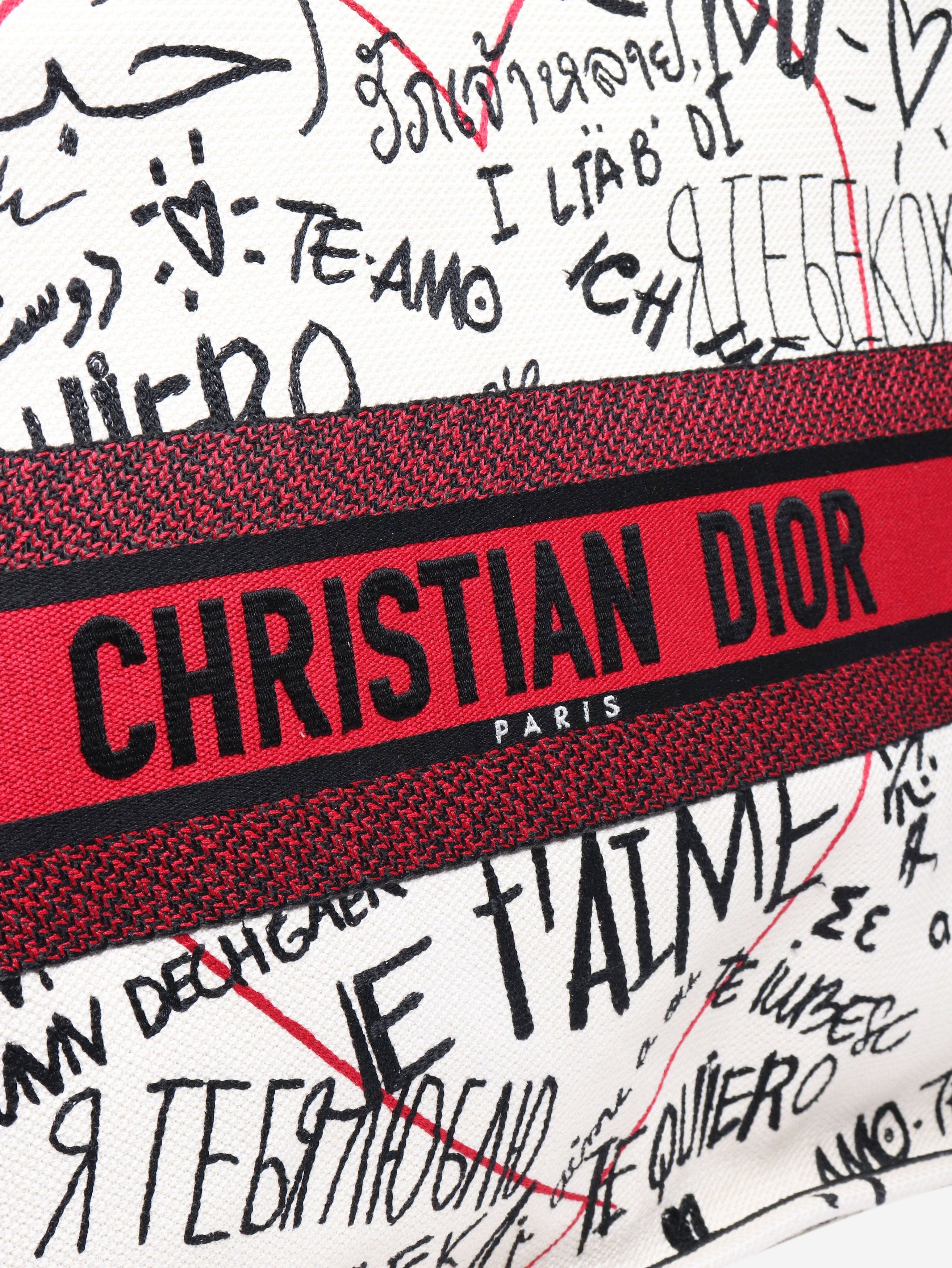 Dior Red 2020 I love you tote bag Size ONE SIZE - 6 Thumbnail