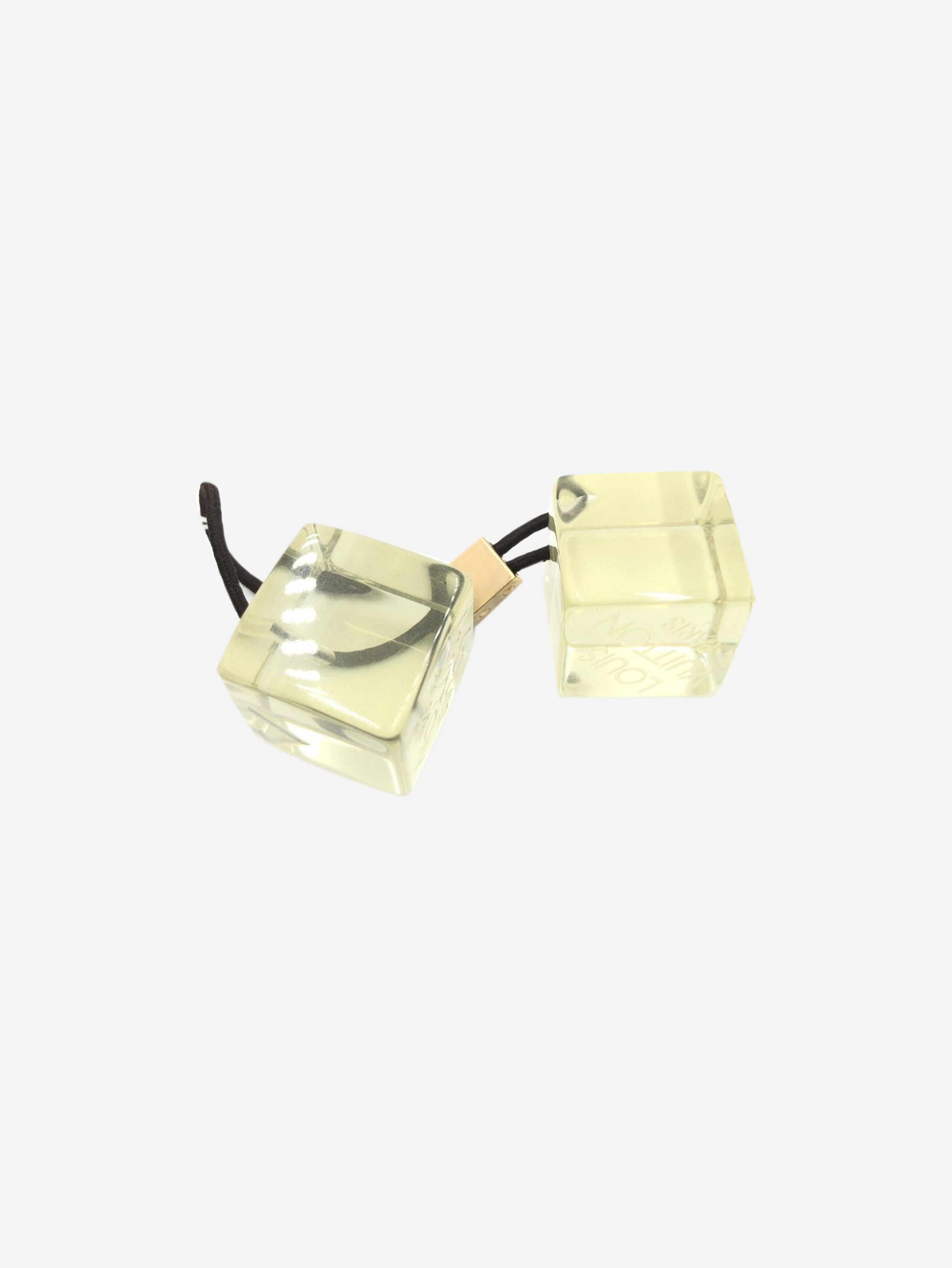 Louis Vuitton Yellow cube hair tie Size ONE SIZE - 3 Thumbnail