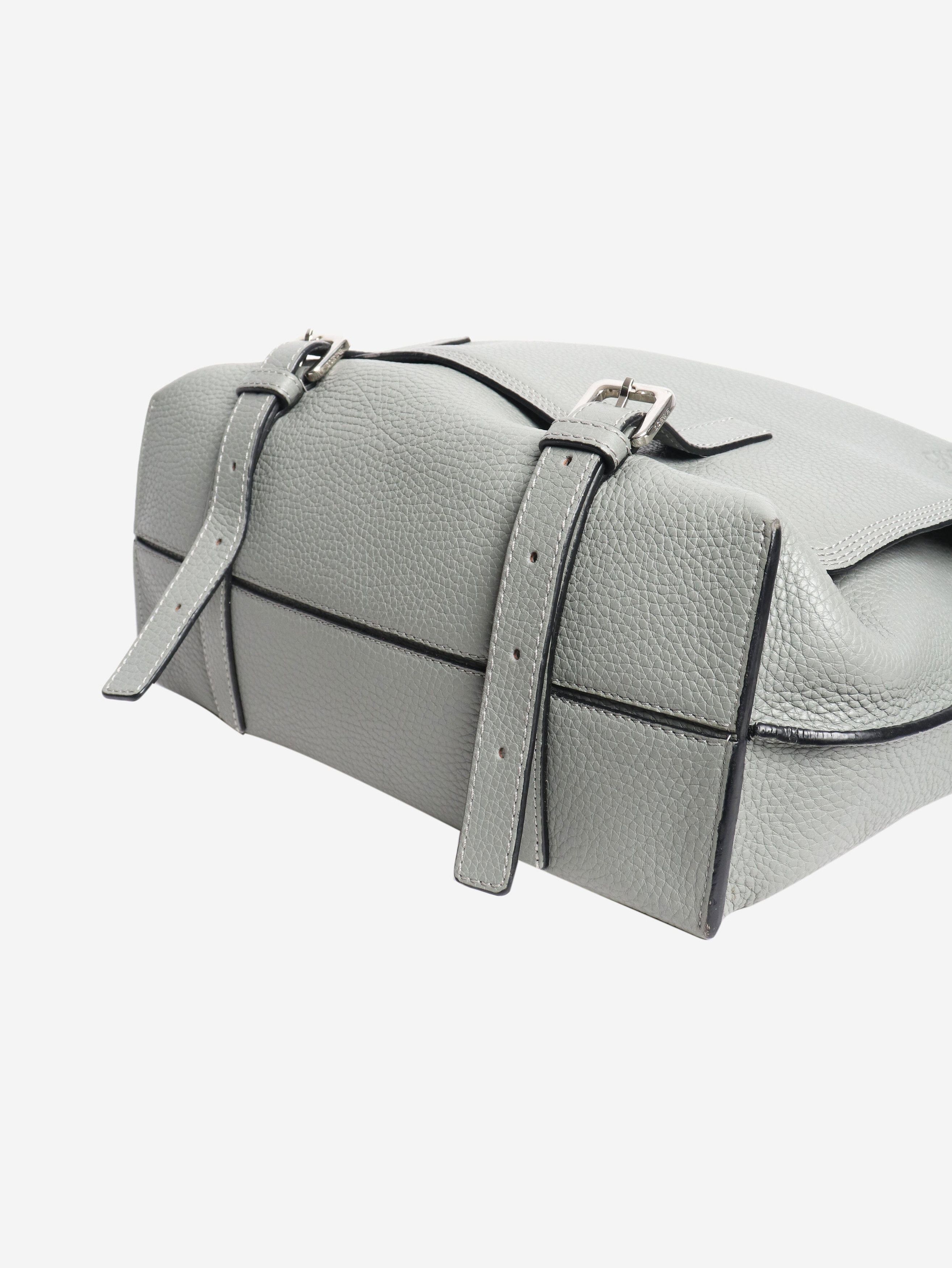Loewe Sage green Military messenger bag Size ONE SIZE - 4 Thumbnail