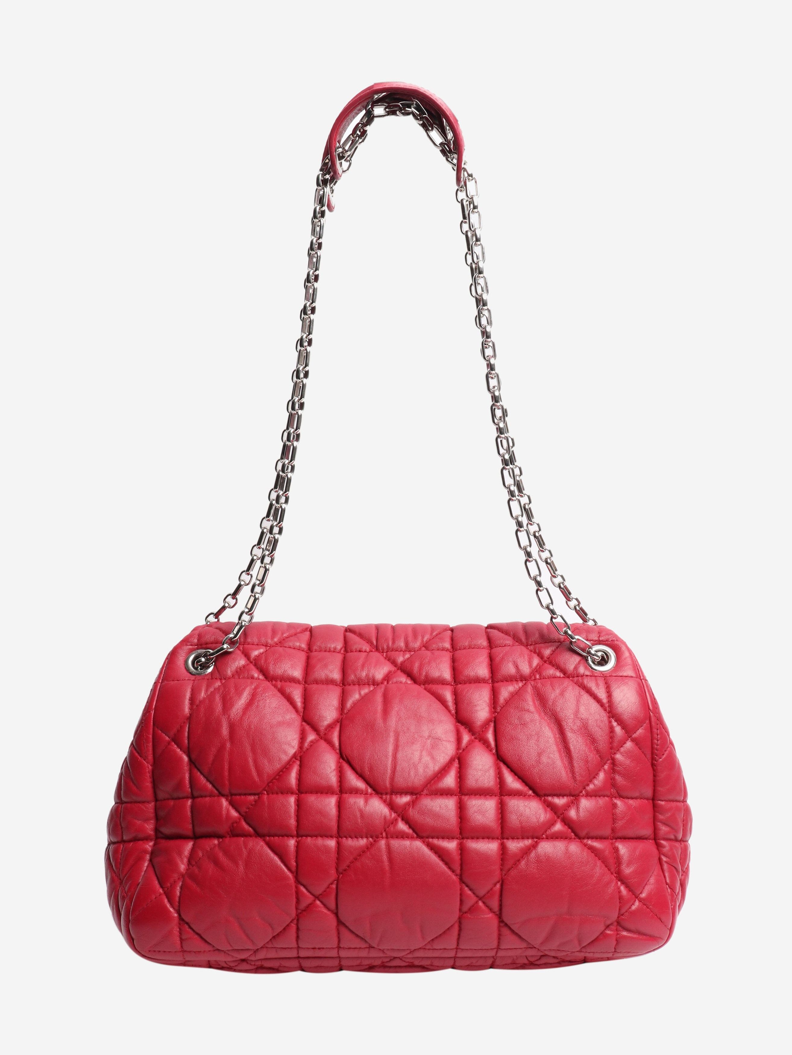 Dior Red Milly La Foret flap bag Size ONE SIZE - 3 Thumbnail