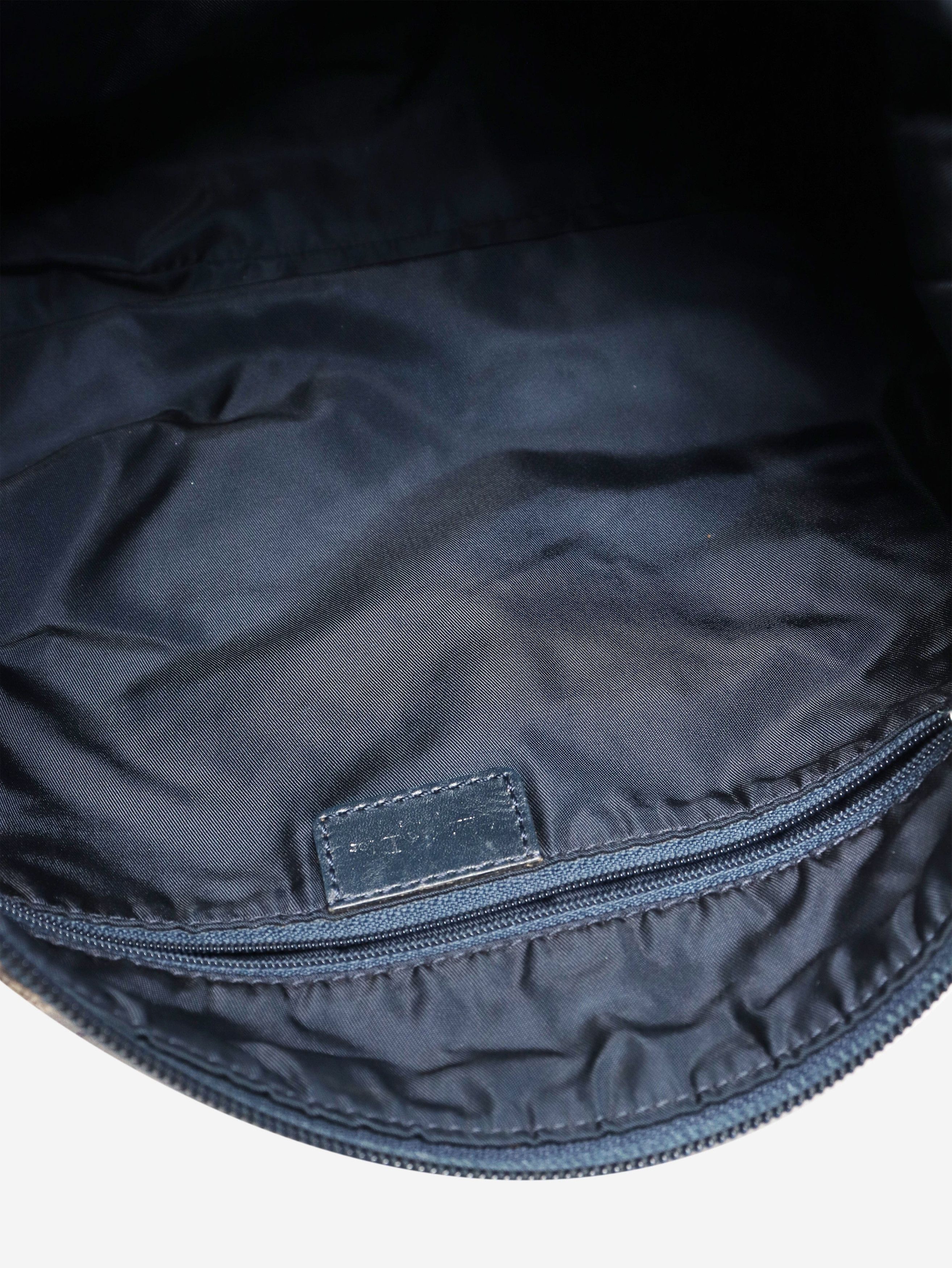 Dior Blue vintage 2001 Trotter canvas shoulder bag Size ONE SIZE - 6 Thumbnail