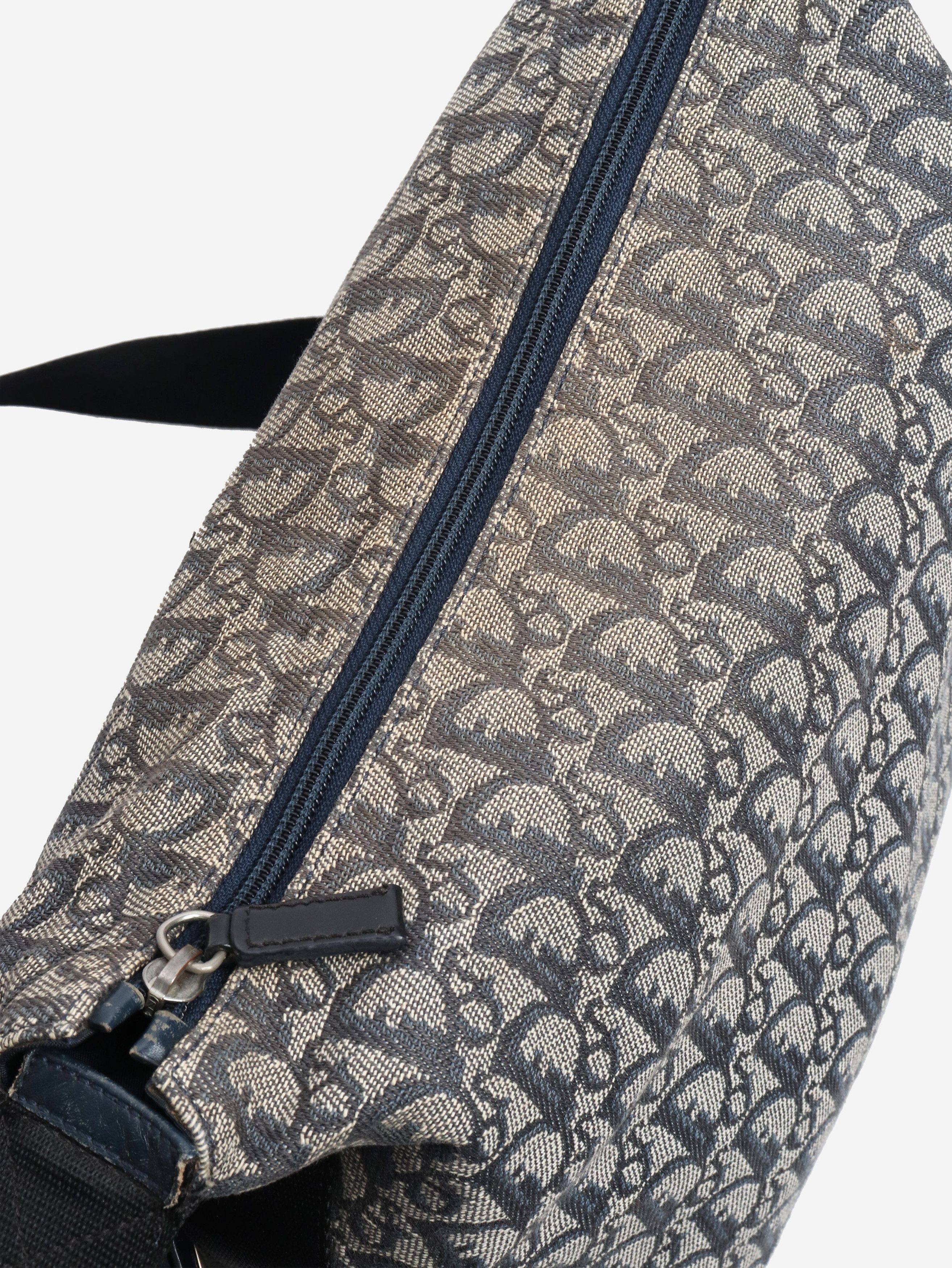 Dior Blue vintage 2001 Trotter canvas shoulder bag Size ONE SIZE - 5 Thumbnail