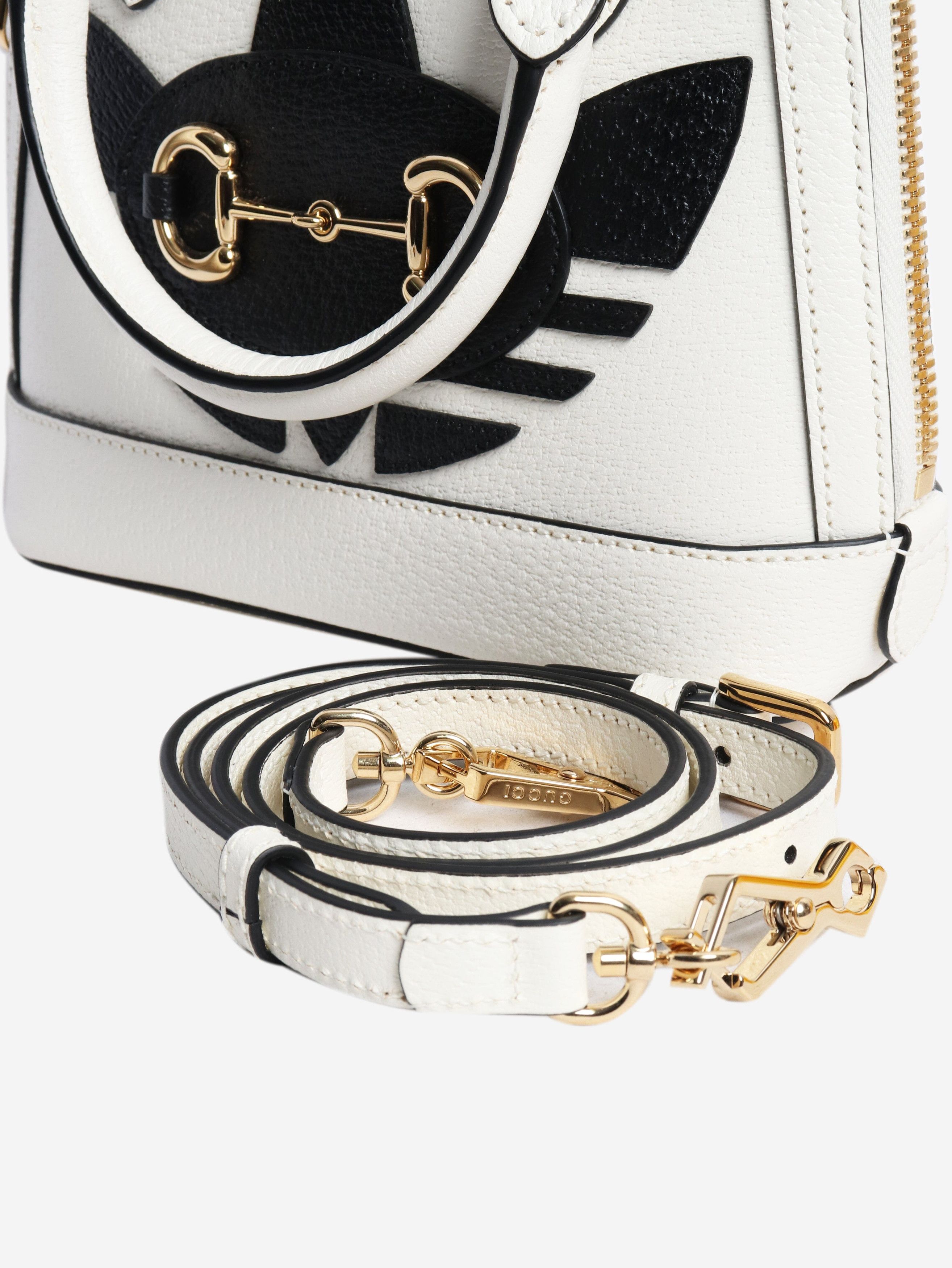Gucci Black and white Horsebit 1955 shoulder bag Size ONE SIZE - 6 Thumbnail