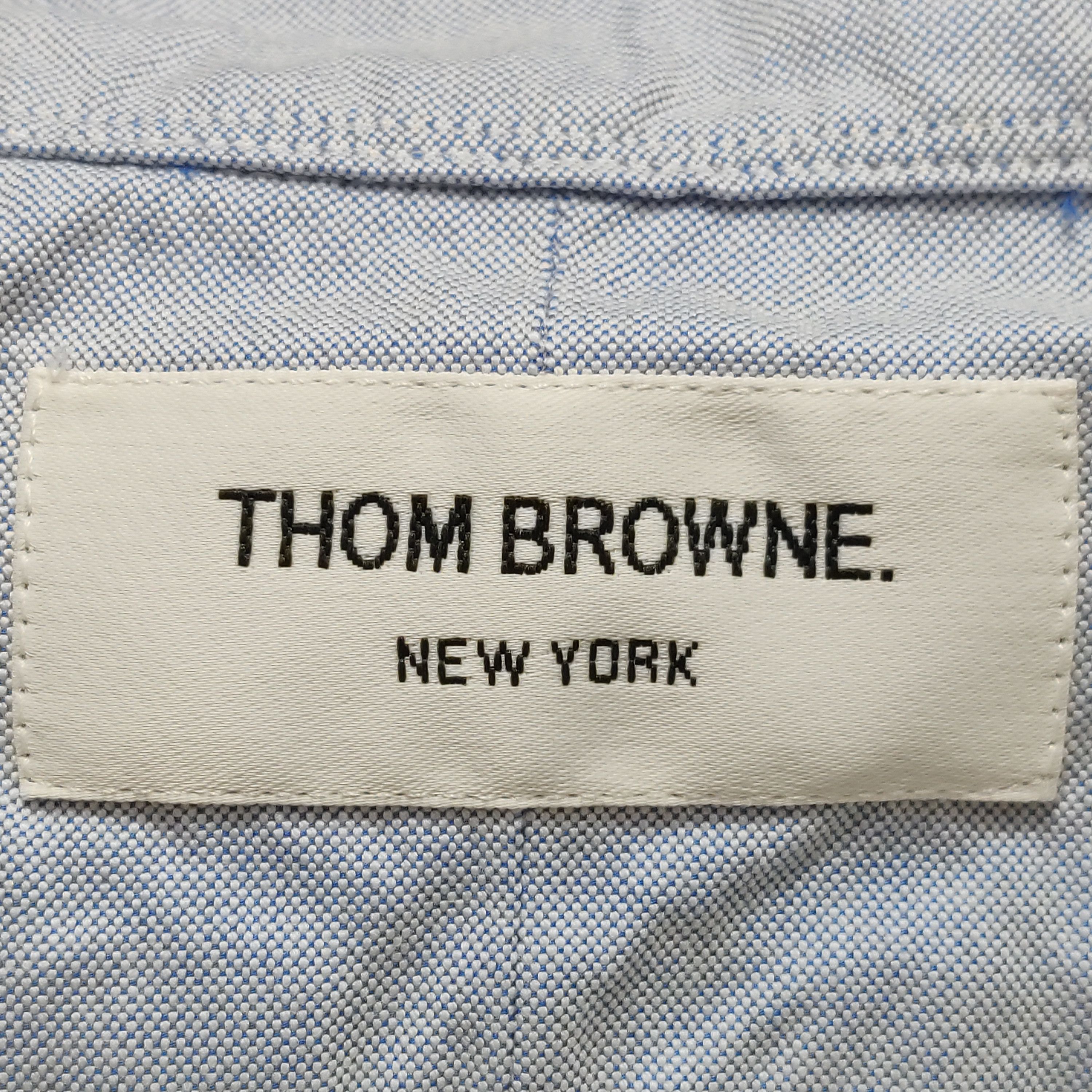 Thom Browne Thom Browne Tricolor Placket Oxford Shirt 1 Size US S / EU 44-46 / 1 - 7 Thumbnail