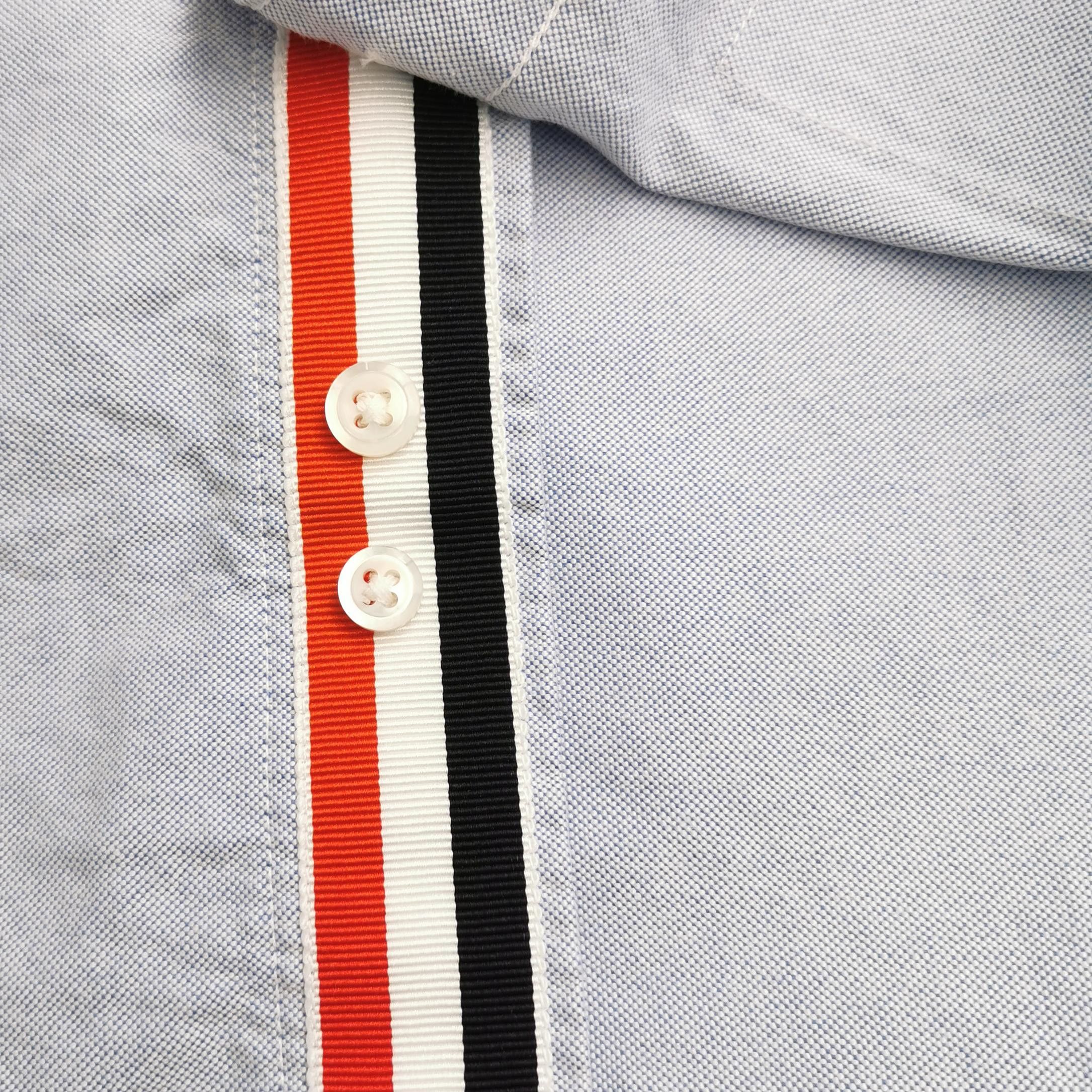 Thom Browne Thom Browne Tricolor Placket Oxford Shirt 1 Size US S / EU 44-46 / 1 - 6 Thumbnail