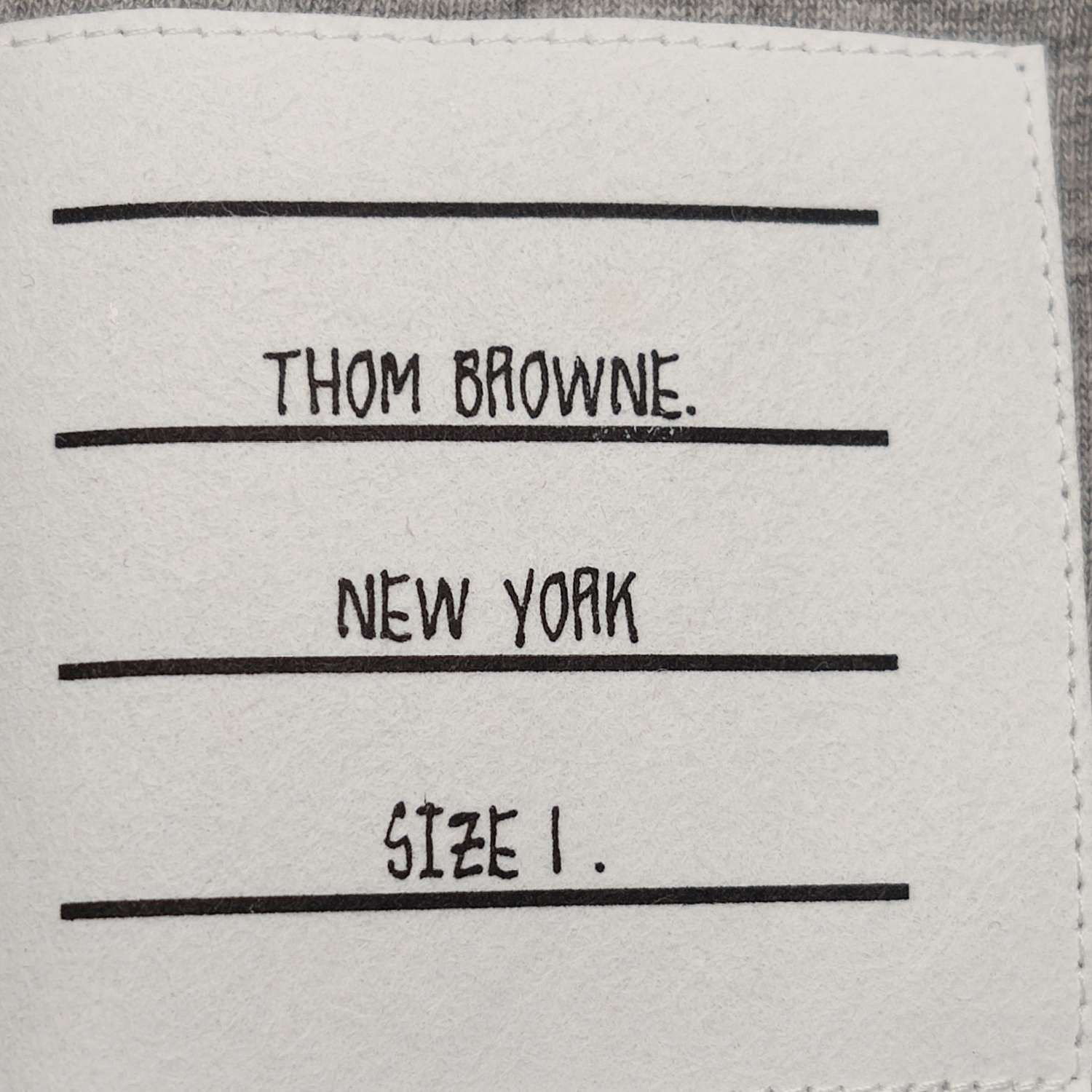 Thom Browne Thom Browne Gray Cotton T-Shirt Size 1 Size US S / EU 44-46 / 1 - 6 Thumbnail