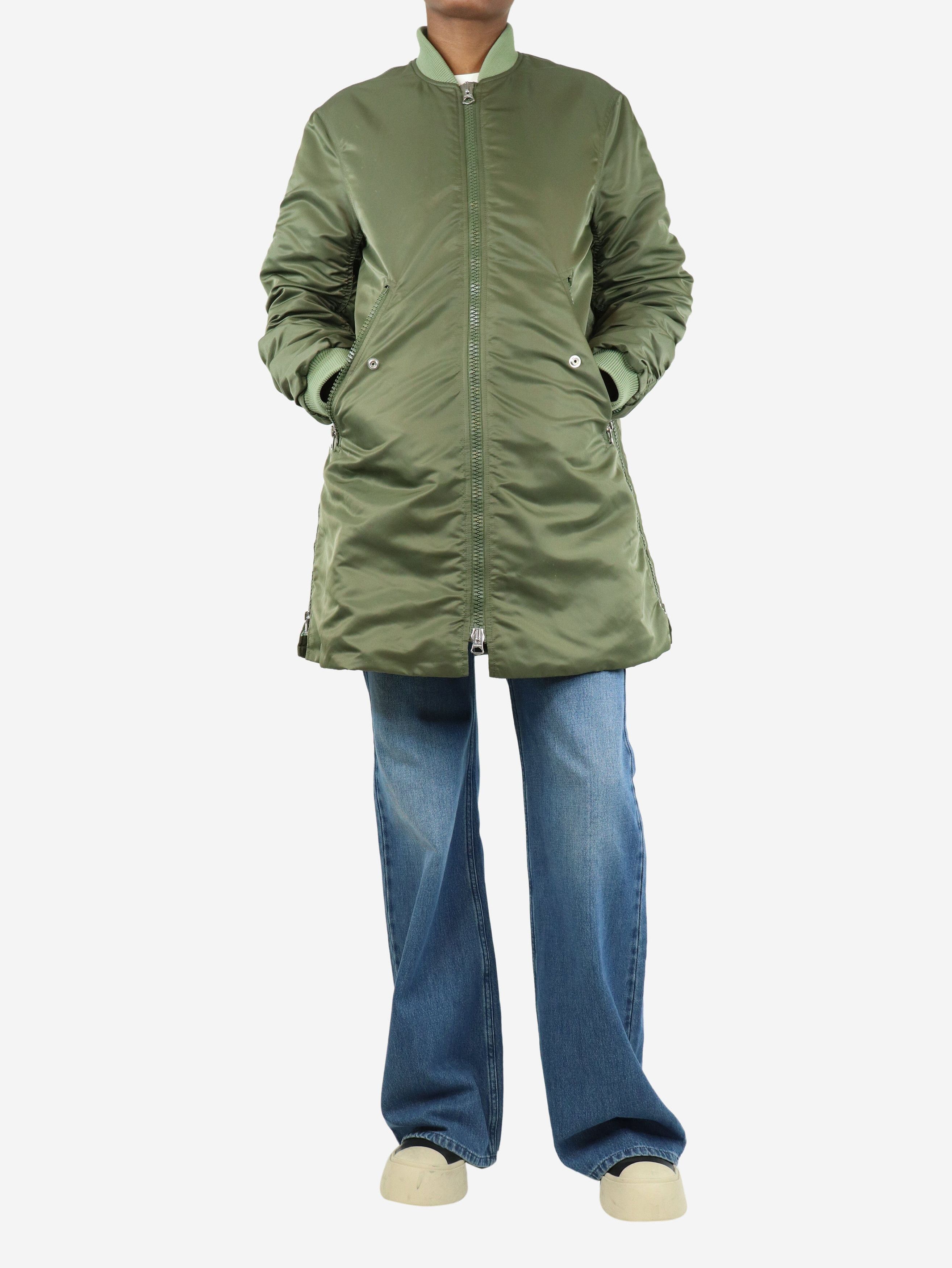 Acne Studios Khaki green Coos paw17 bomber jacket - UK 4 Size XS / US 0-2 / IT 36-38 - 3 Thumbnail