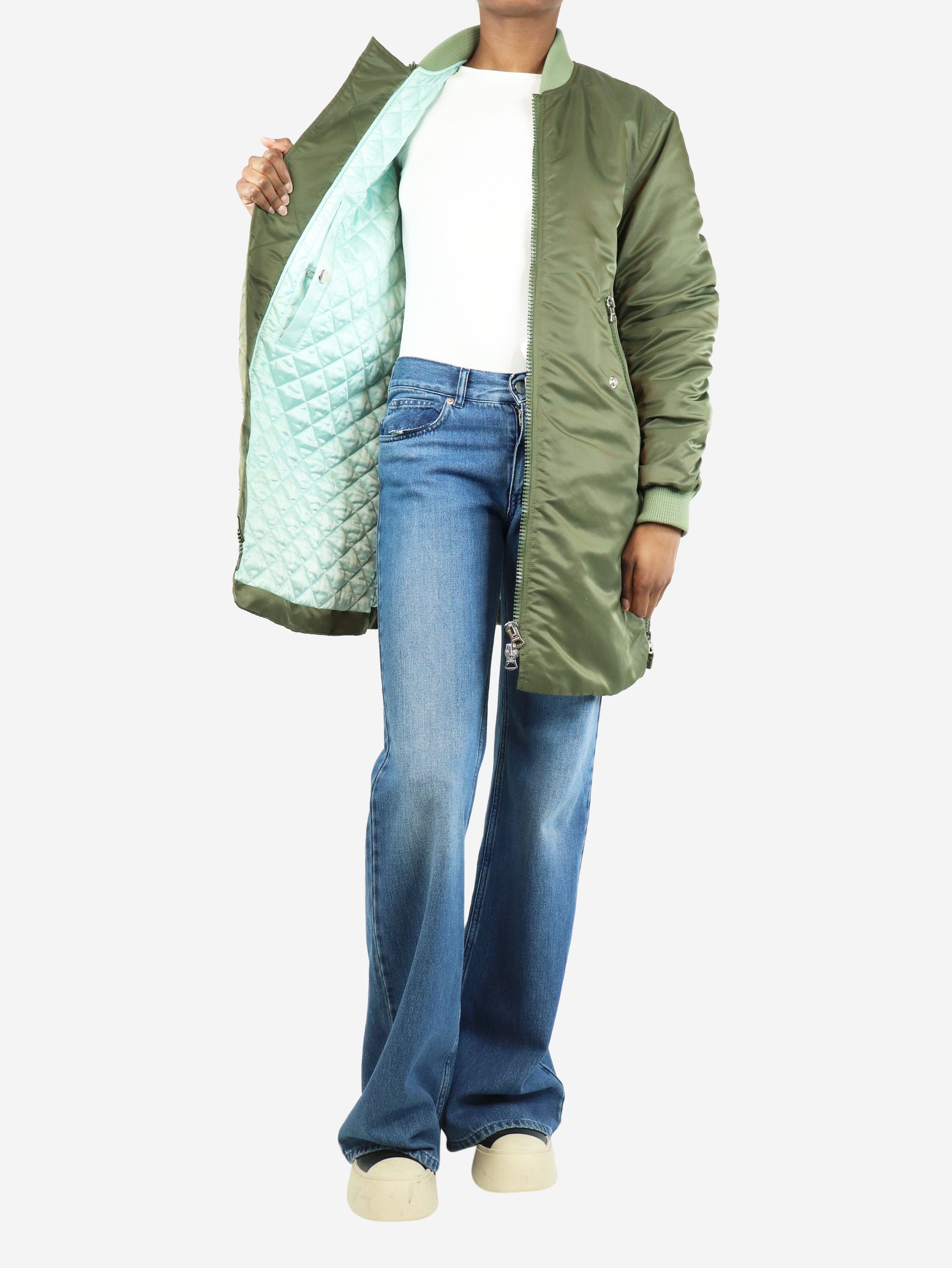 Acne Studios Khaki green Coos paw17 bomber jacket - UK 4 Size XS / US 0-2 / IT 36-38 - 4 Thumbnail