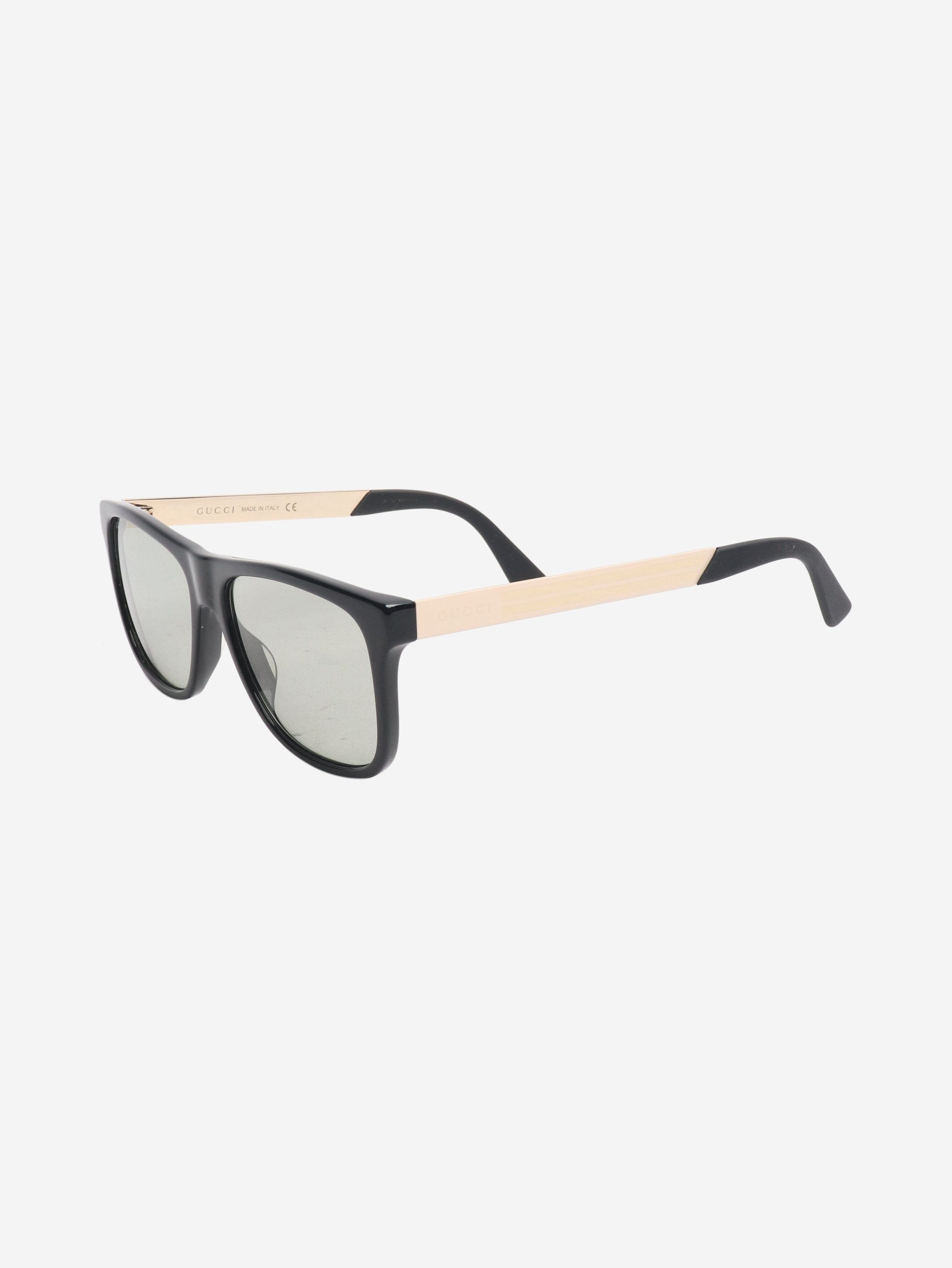 Gucci Black square frame sunglasses Size ONE SIZE - 2 Thumbnail