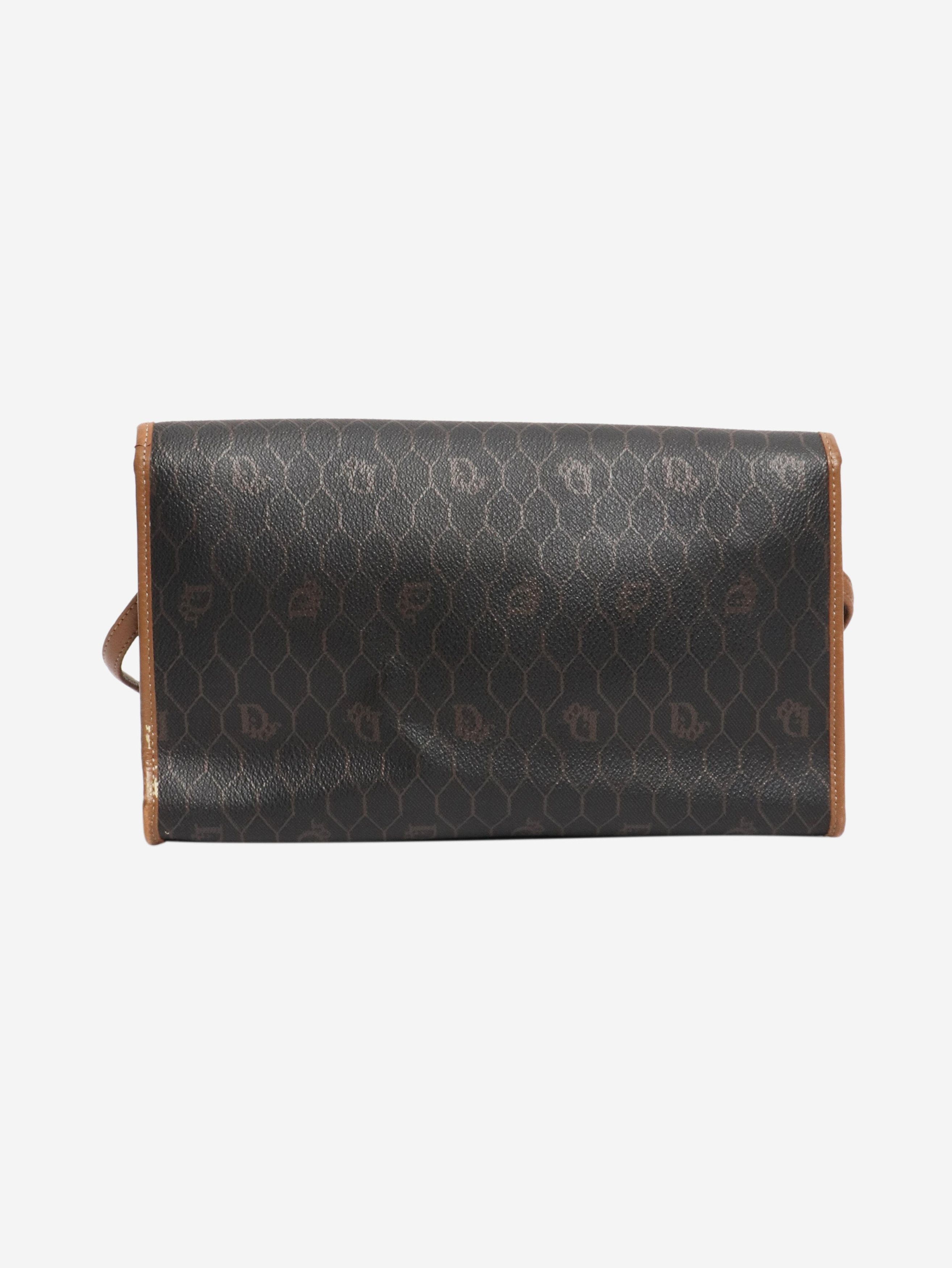 Dior Dark brown Honeycomb shoulder bag Size ONE SIZE - 3 Thumbnail