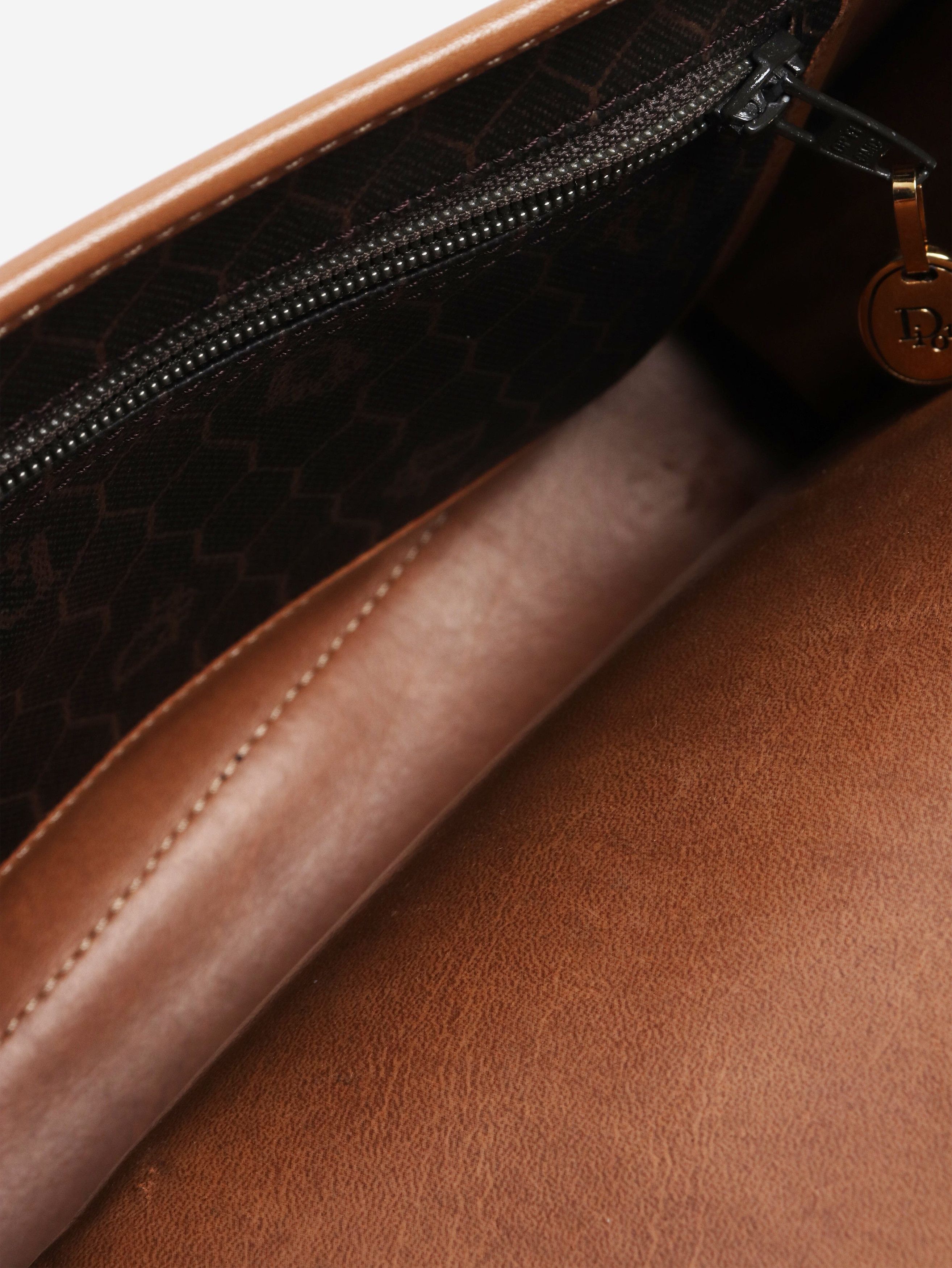 Dior Dark brown Honeycomb shoulder bag Size ONE SIZE - 14 Thumbnail