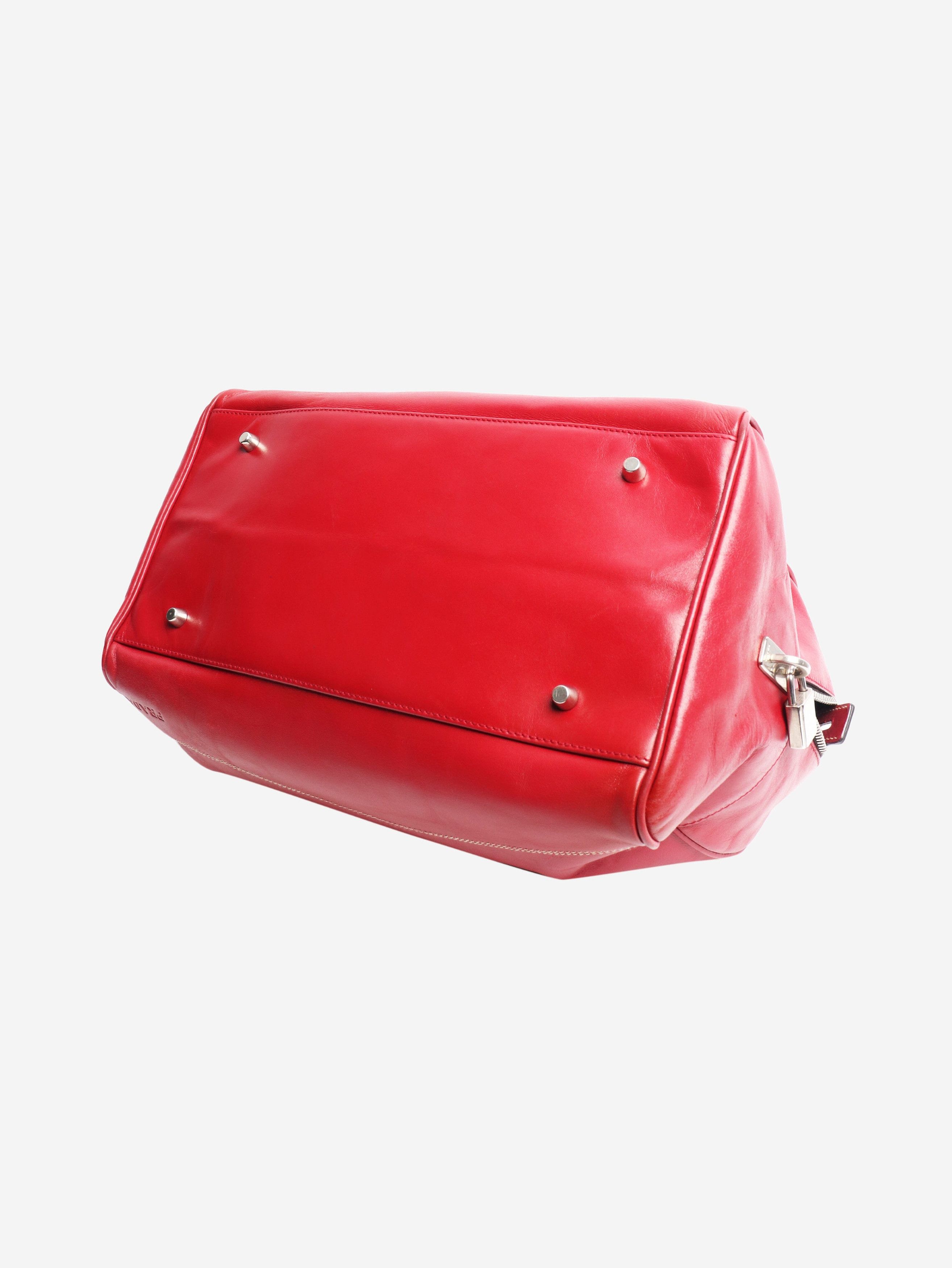 Prada Red leather 2way bag Size ONE SIZE - 4 Thumbnail
