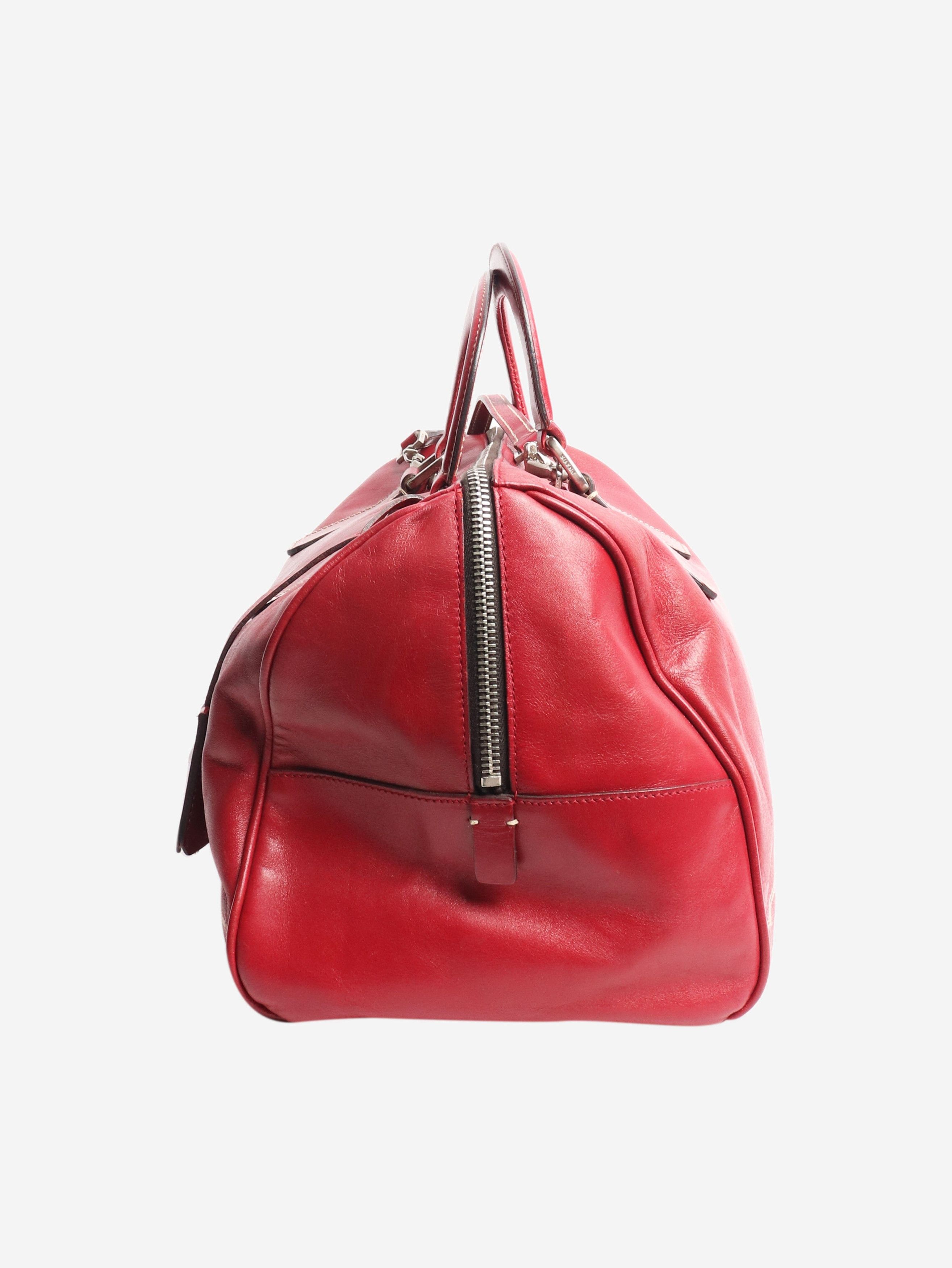 Prada Red leather 2way bag Size ONE SIZE - 2 Thumbnail