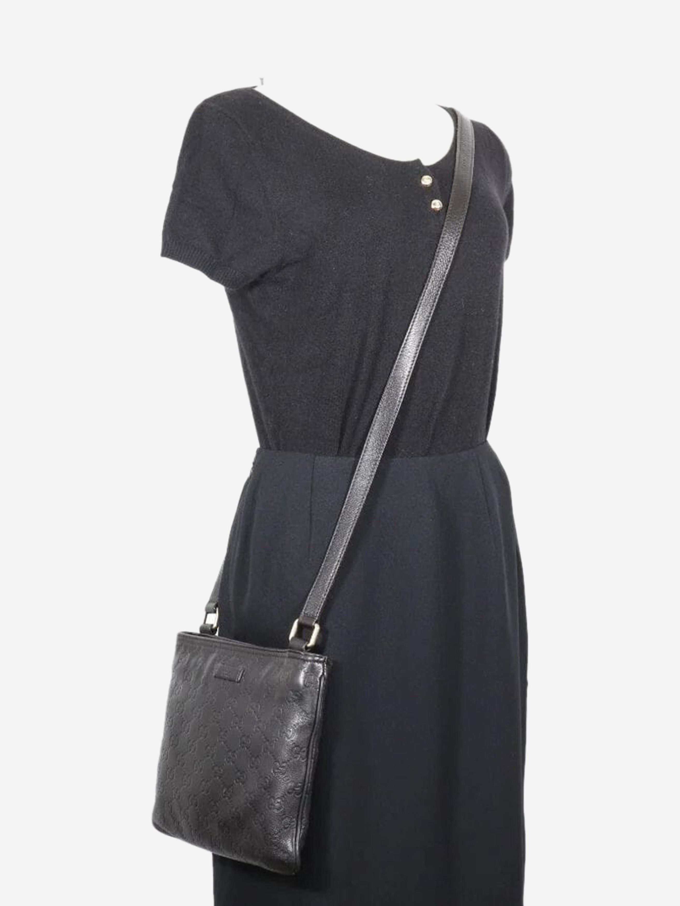 Gucci Black GG leather crossbody bag Size ONE SIZE - 10 Thumbnail