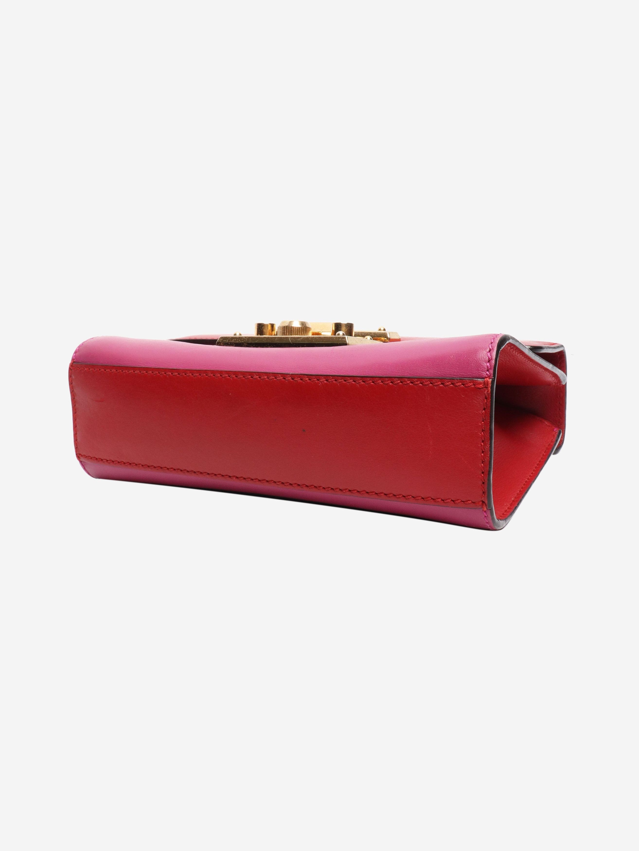 Gucci Red and pink Padlock shoulder bag Size ONE SIZE - 3 Thumbnail