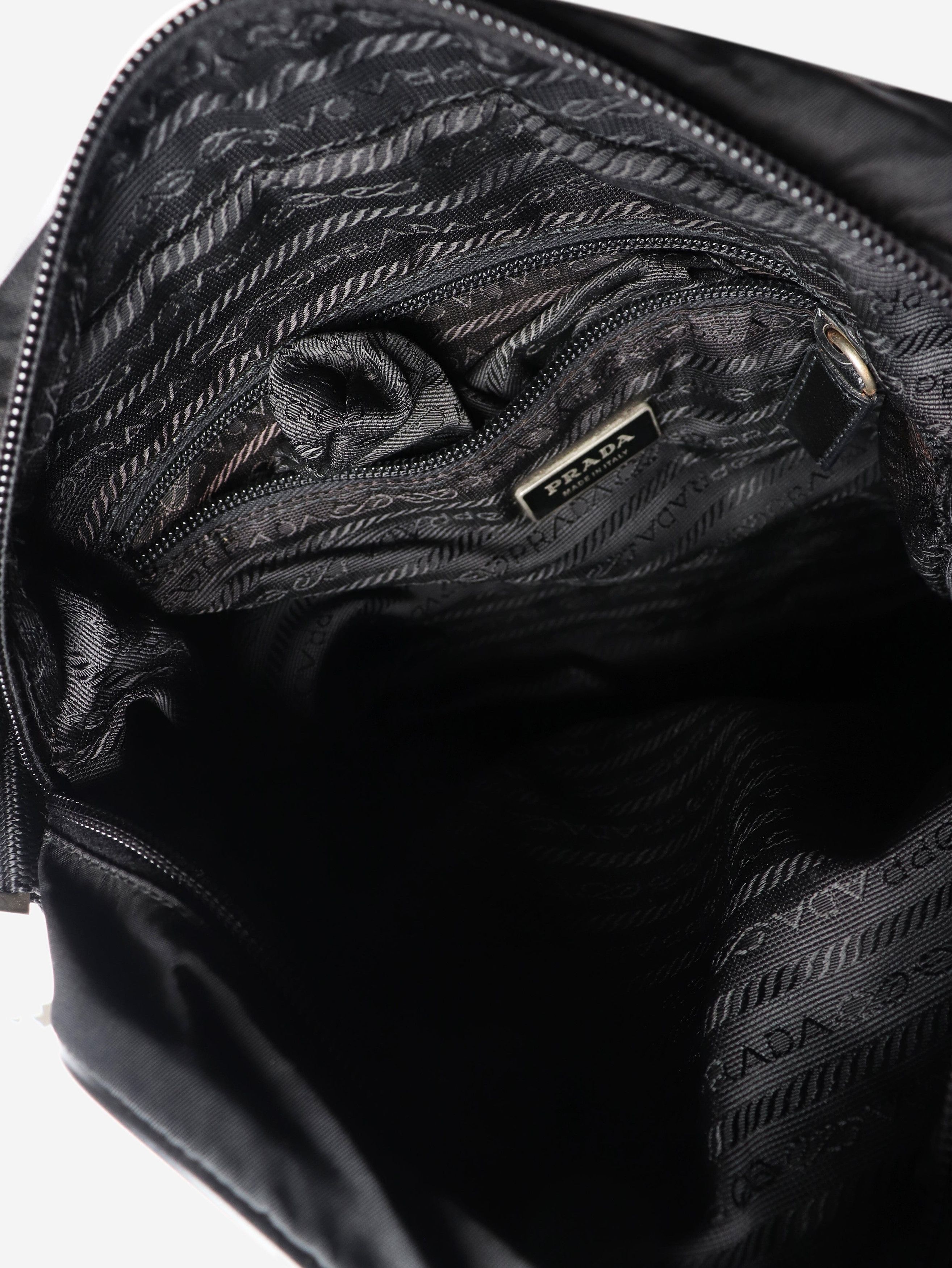 Prada Black nylon cross-body bag Size ONE SIZE - 6 Thumbnail