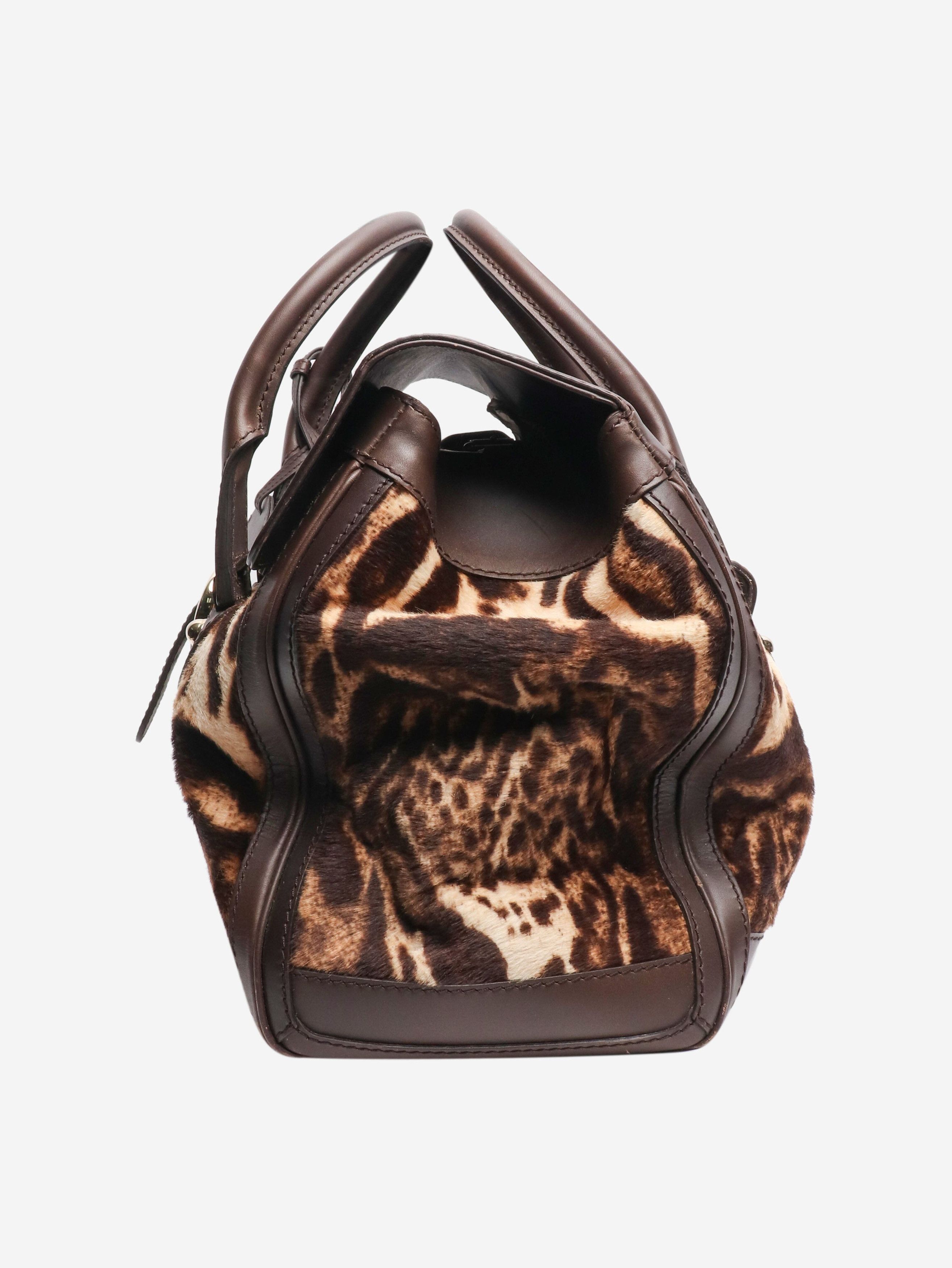 Gucci Brown ponyhair Heritage shoulder bag Size ONE SIZE - 2 Thumbnail