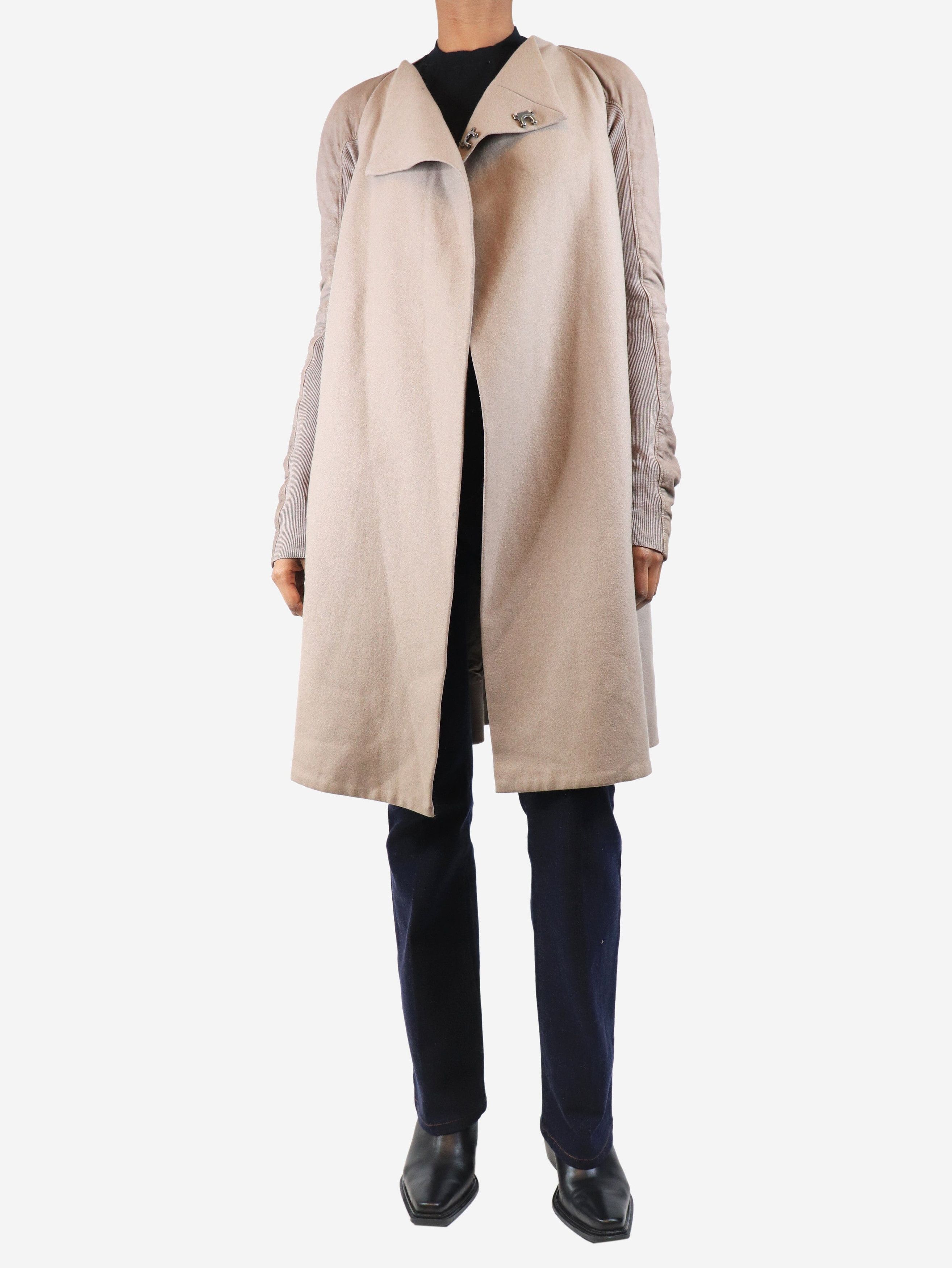 Rick Owens Taupe Olmar and mirta jacket - UK 10 Size M / US 6-8 / IT 42-44 - 3 Thumbnail