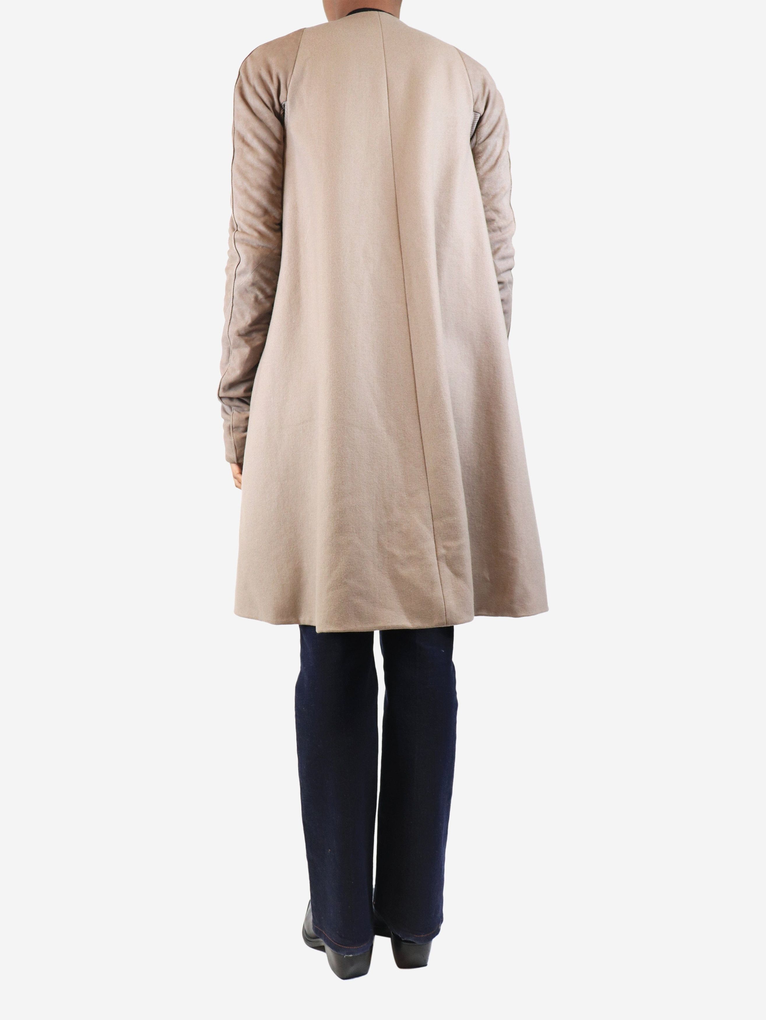 Rick Owens Taupe Olmar and mirta jacket - UK 10 Size M / US 6-8 / IT 42-44 - 2 Thumbnail