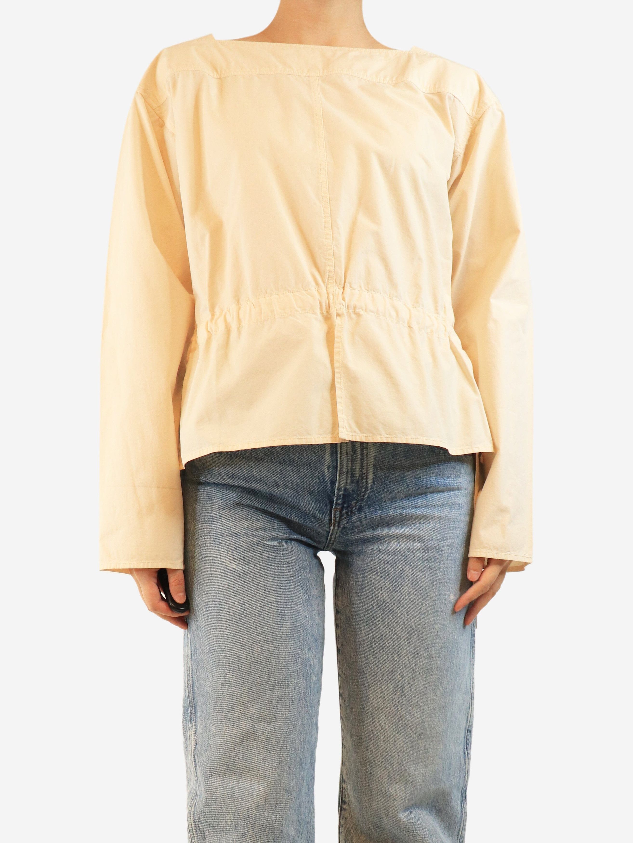 Lemaire Cream long sleeve top - UK 10 Size S / US 4 / IT 40 - 3 Thumbnail