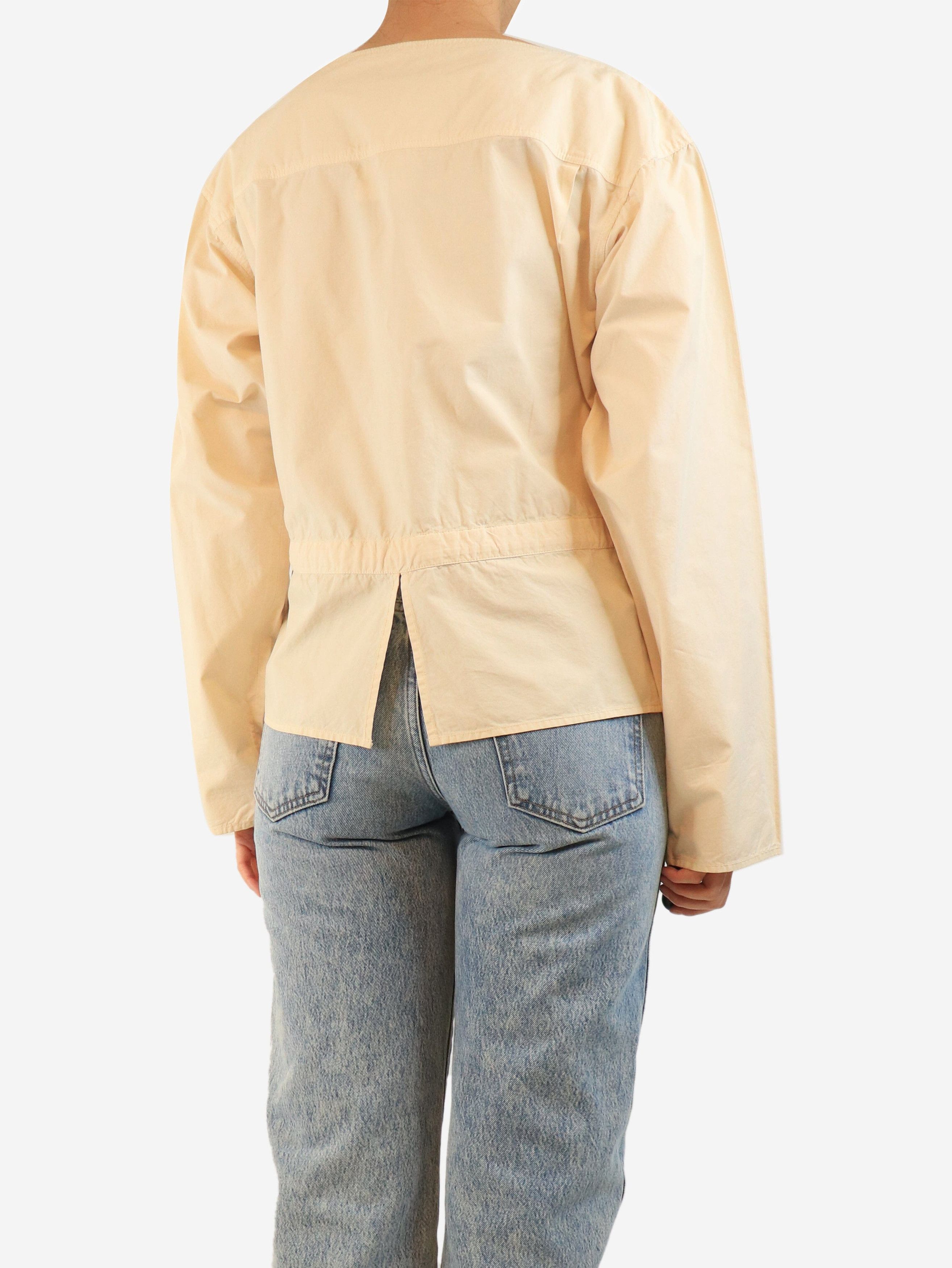 Lemaire Cream long sleeve top - UK 10 Size S / US 4 / IT 40 - 2 Thumbnail
