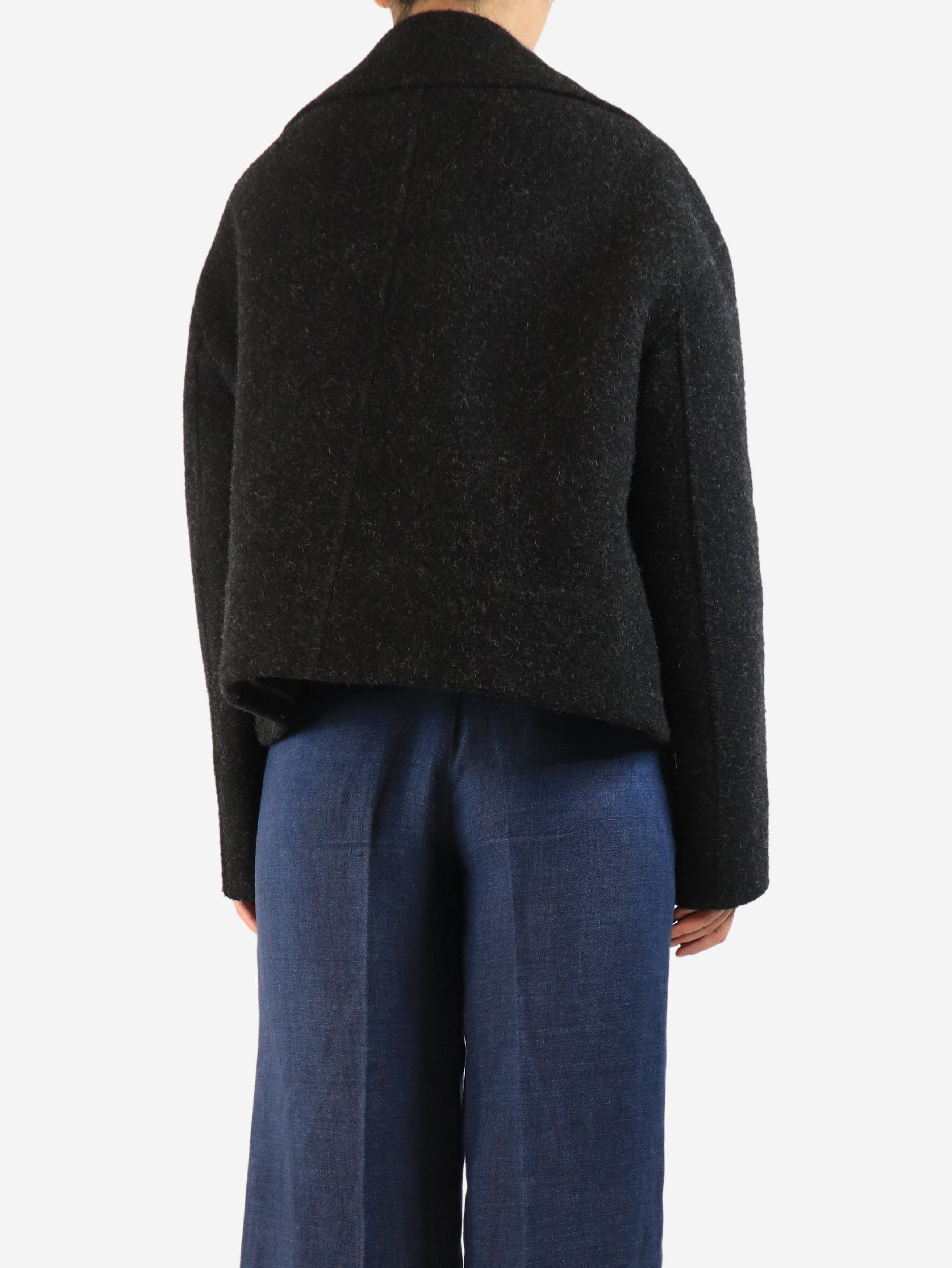 Dior Dark grey wool peacoat - UK 14 Size L / US 10 / IT 46 - 3 Thumbnail