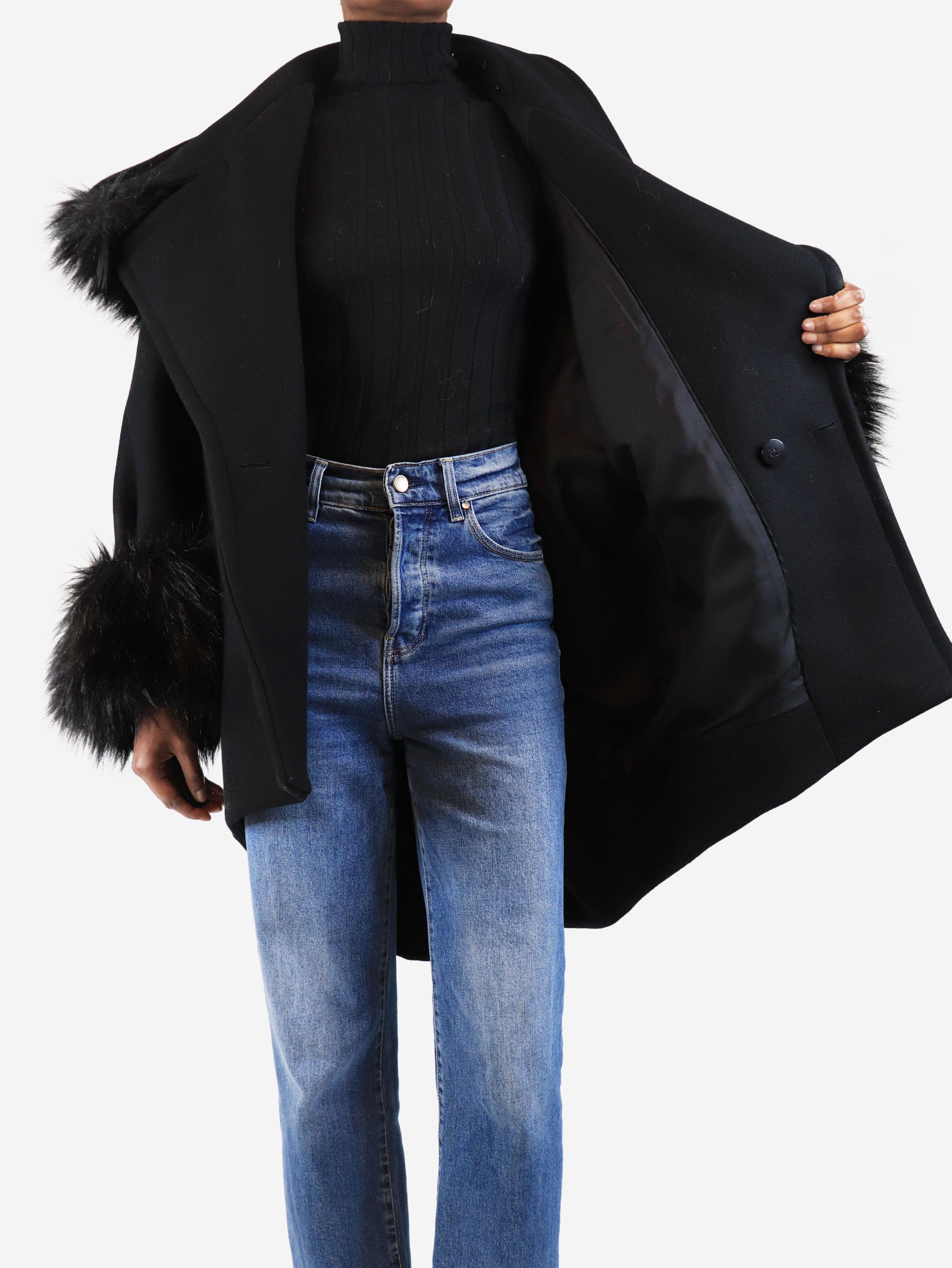 Other Black wool coat - UK 6 Size XS / US 0-2 / IT 36-38 - 4 Thumbnail
