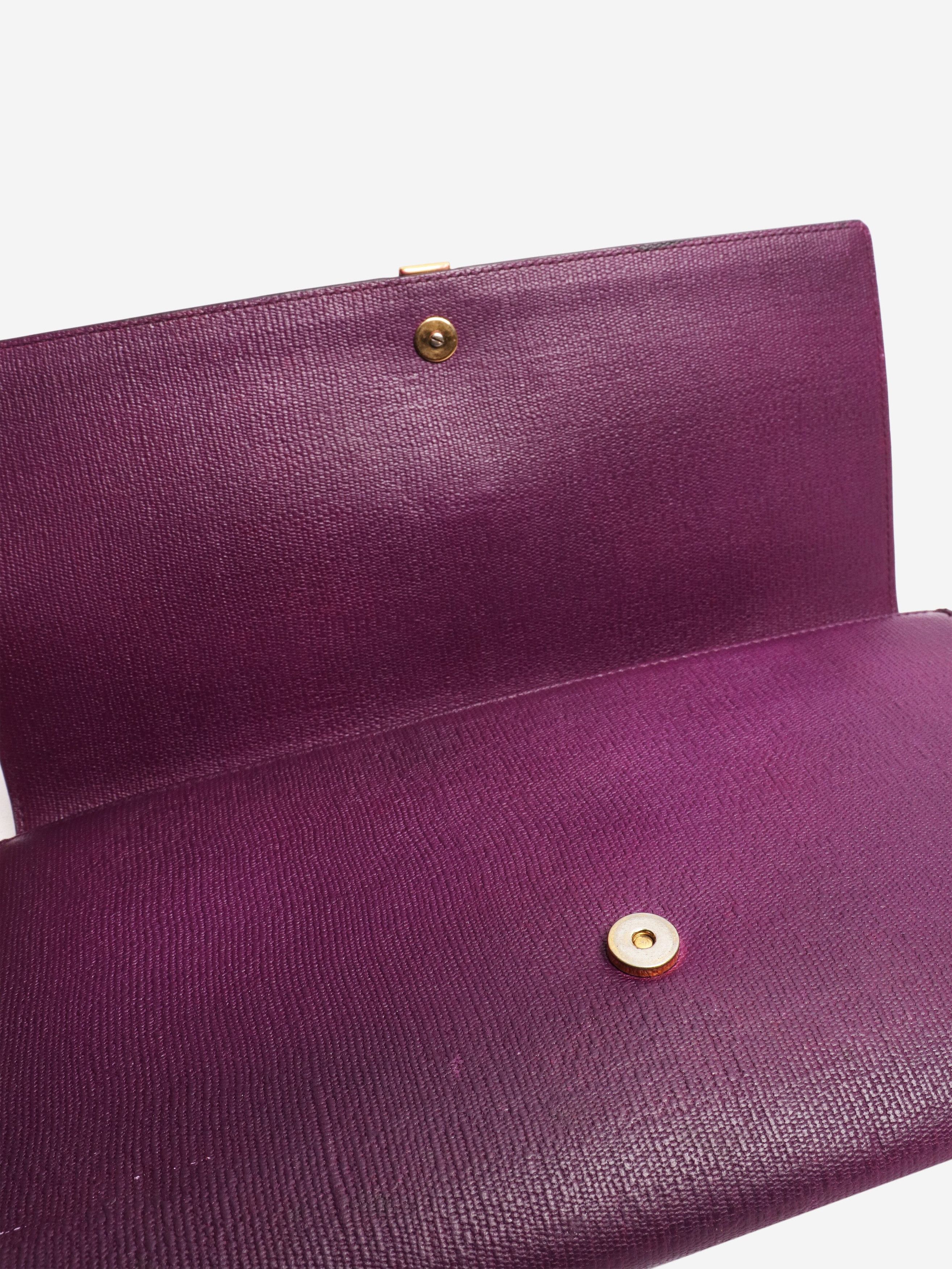 Other Purple Chyc Ligne clutch Size ONE SIZE - 5 Thumbnail