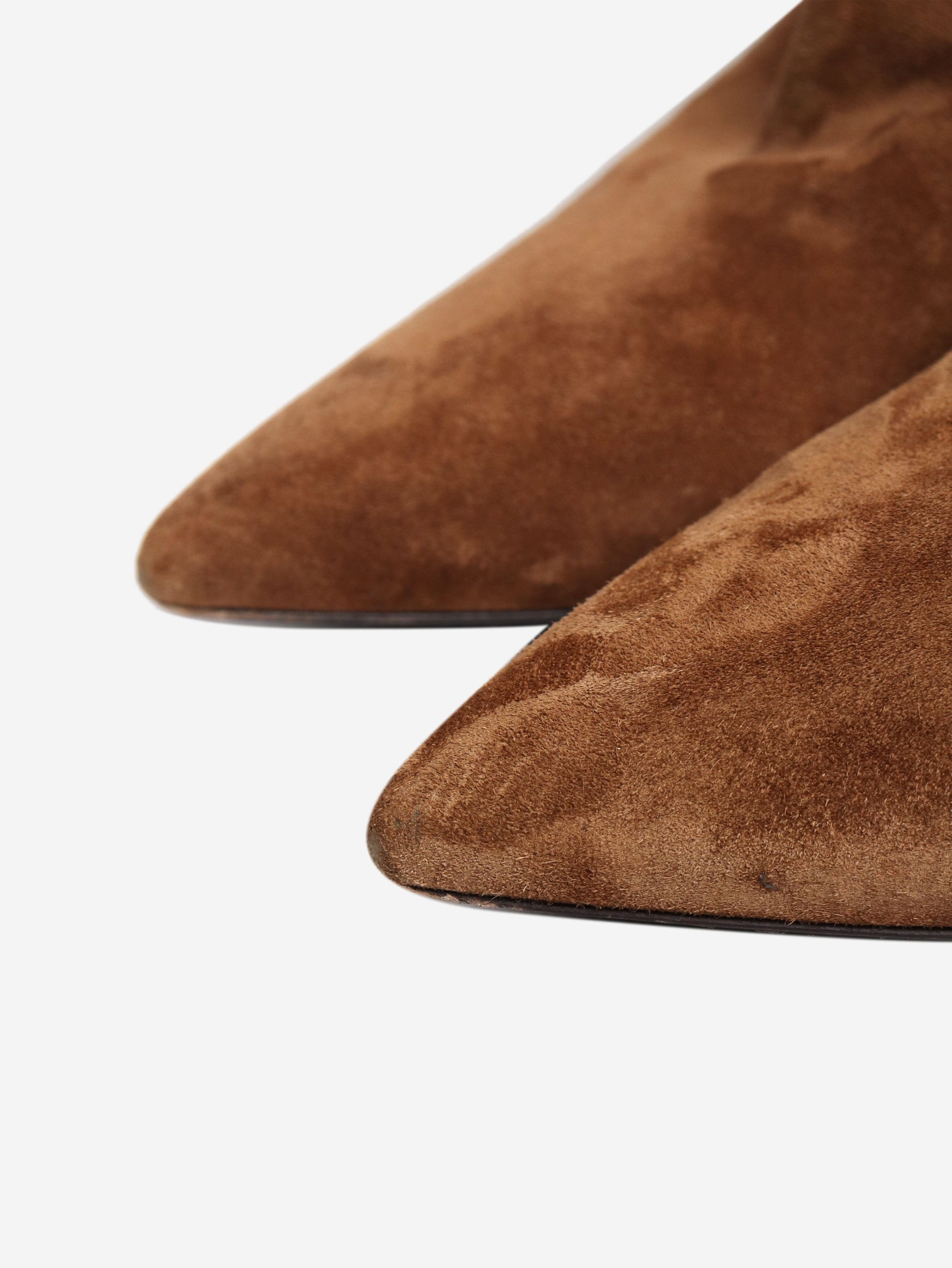 Other Brown suede ankle boots - EU 40 Size US 9 / IT 39 - 5 Thumbnail