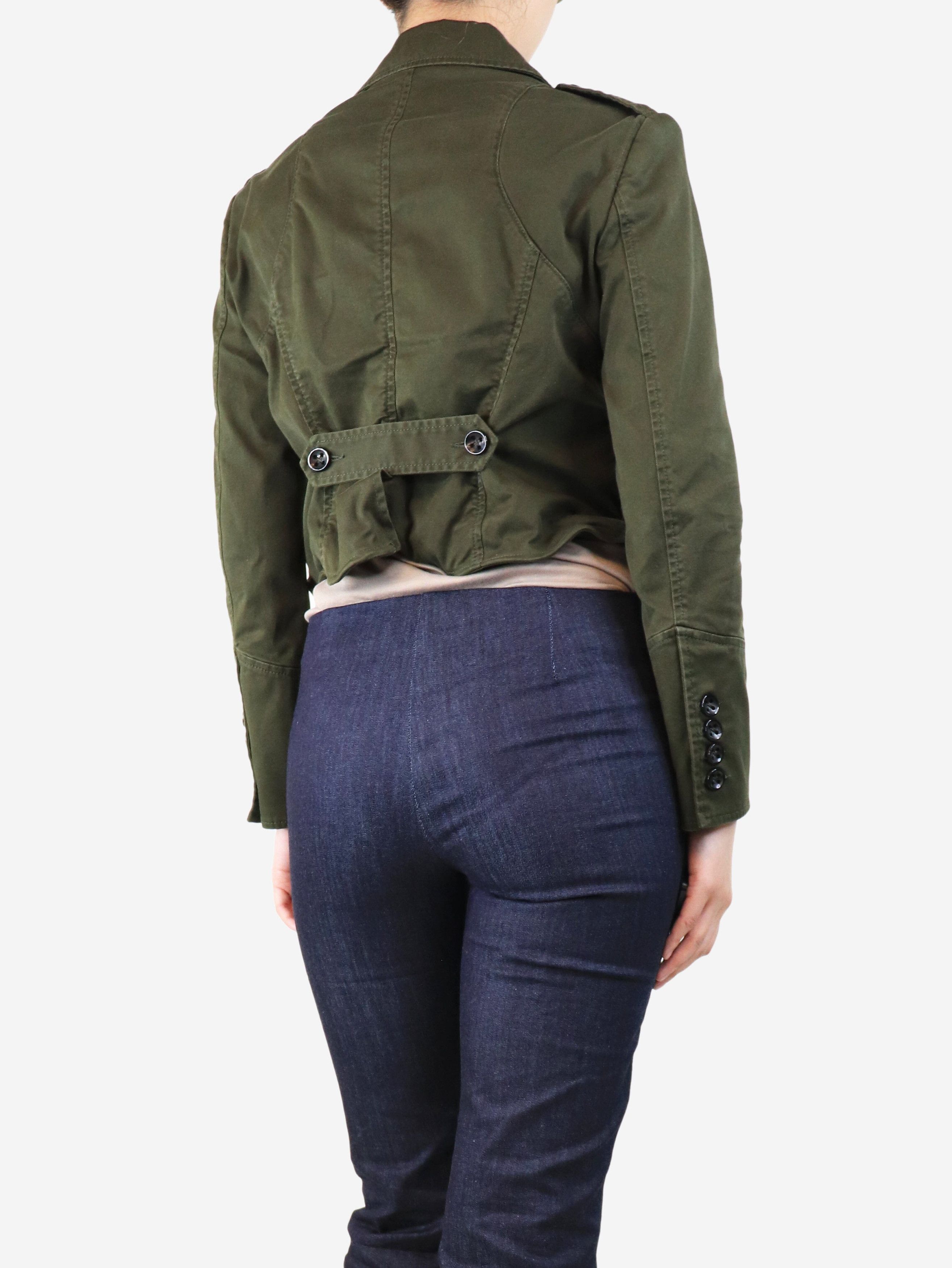 Dsquared2 Army green military jacket - UK 12 Size M / US 6-8 / IT 42-44 - 2 Thumbnail