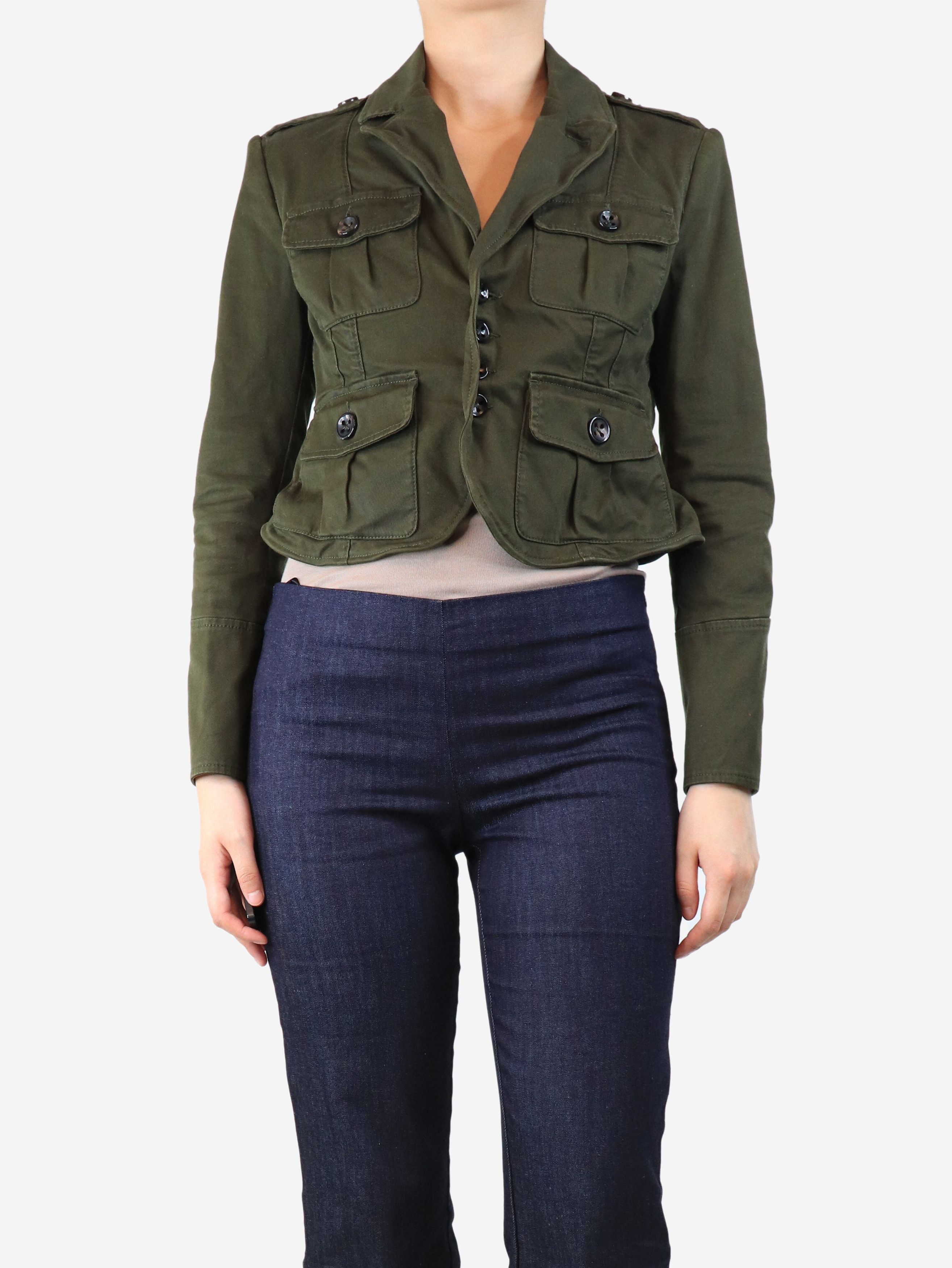 Dsquared2 Army green military jacket - UK 12 Size M / US 6-8 / IT 42-44 - 3 Thumbnail