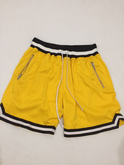 Vintage Vintage yellow basketball shorts Grailed