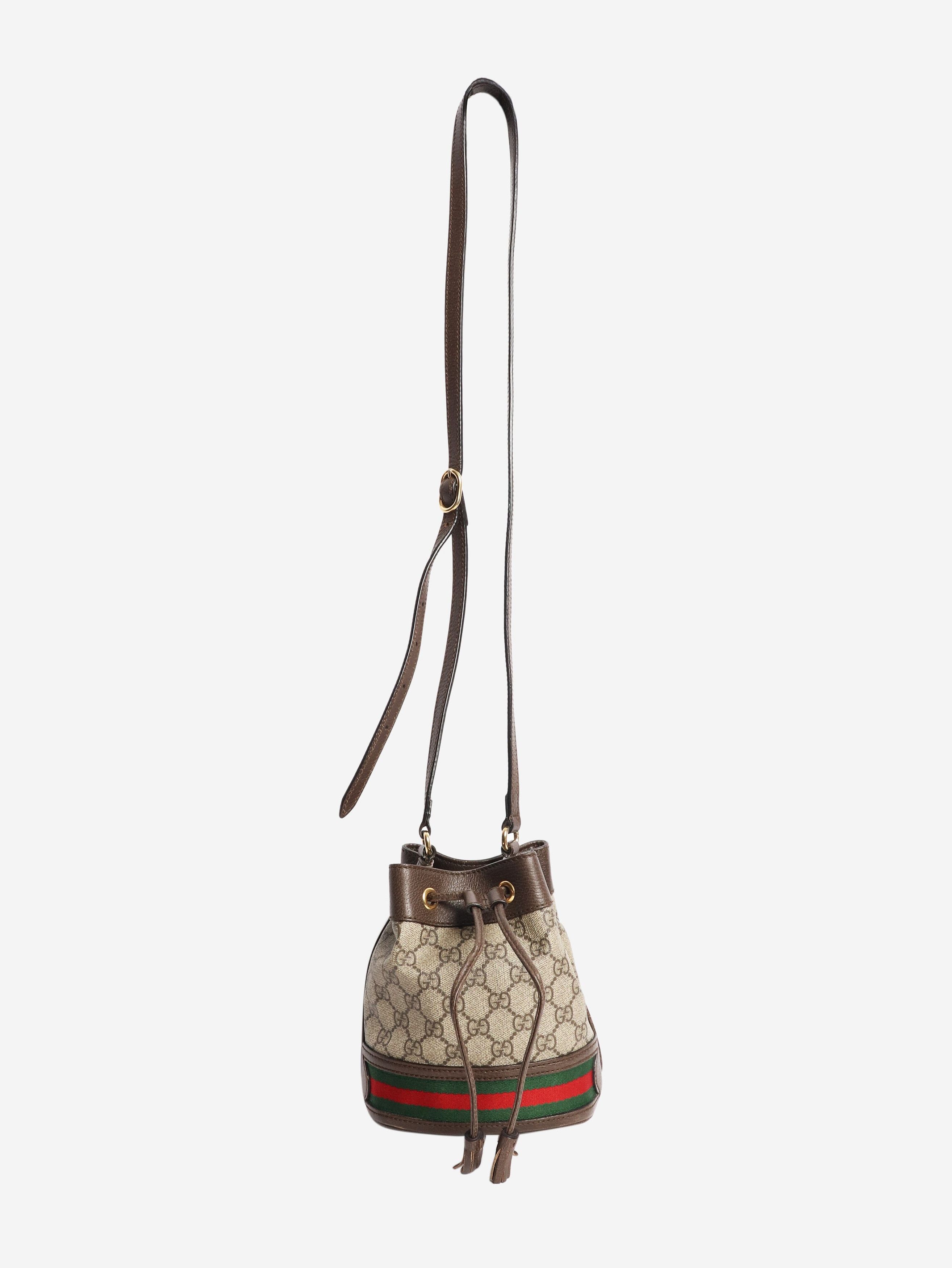 Gucci Brown Ophidia mini bucket bag Size ONE SIZE - 2 Thumbnail