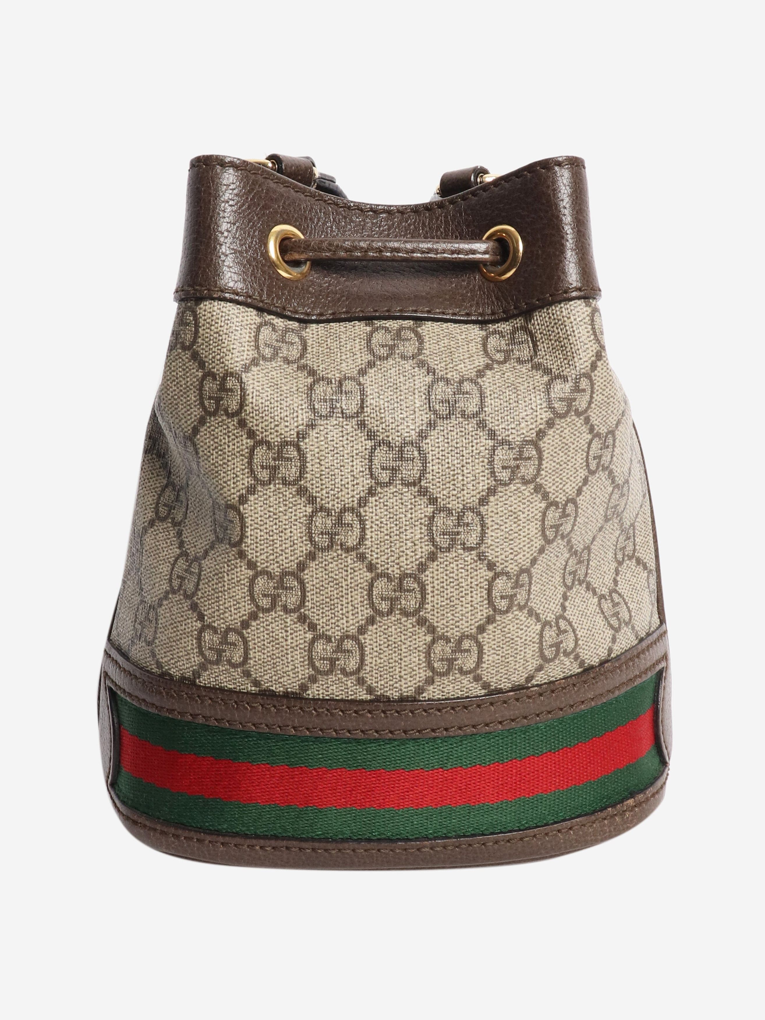 Gucci Brown Ophidia mini bucket bag Size ONE SIZE - 3 Thumbnail