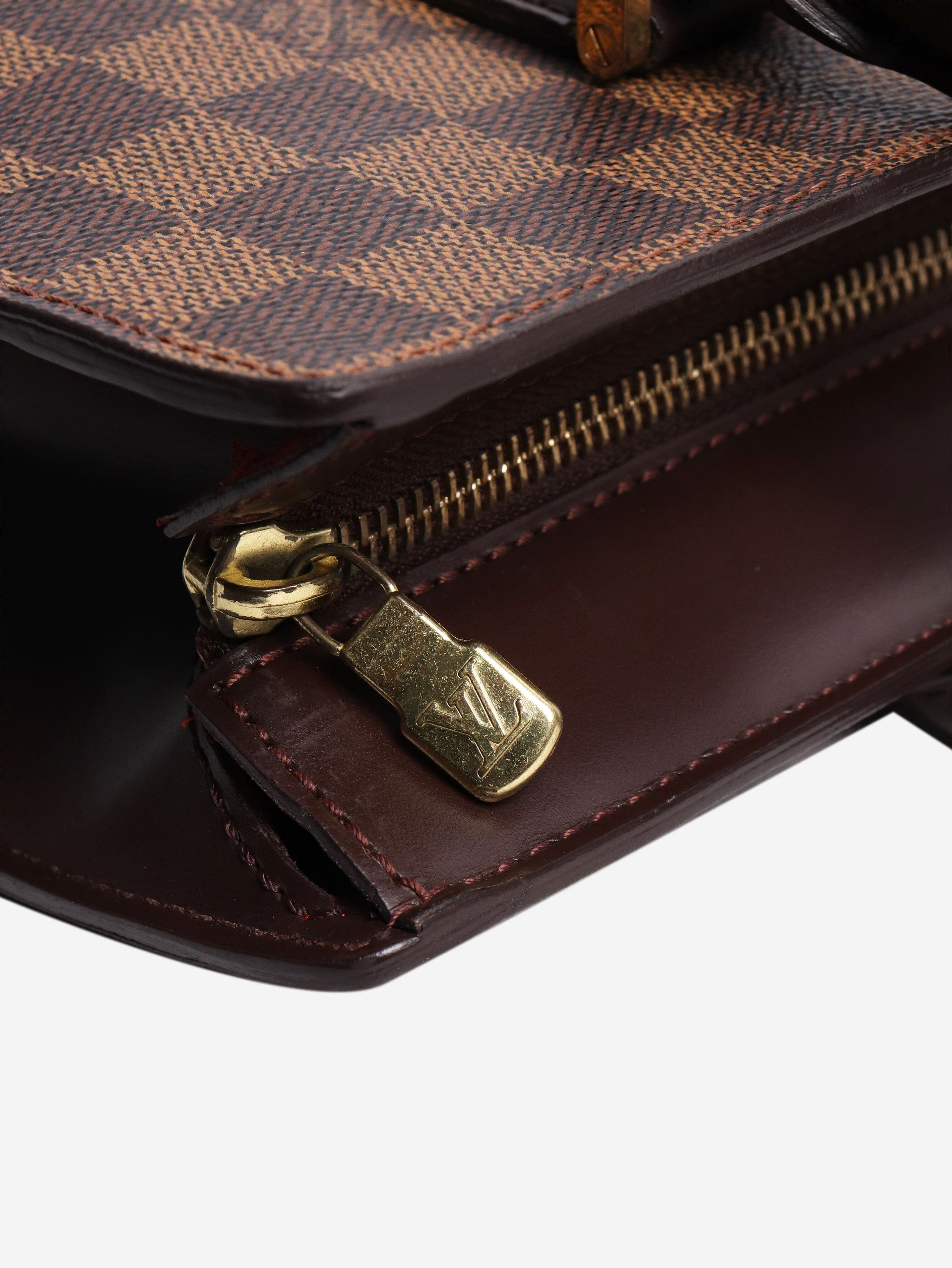Louis Vuitton Brown 2001 Damier Ebene Venice tote bag Size ONE SIZE - 6 Thumbnail