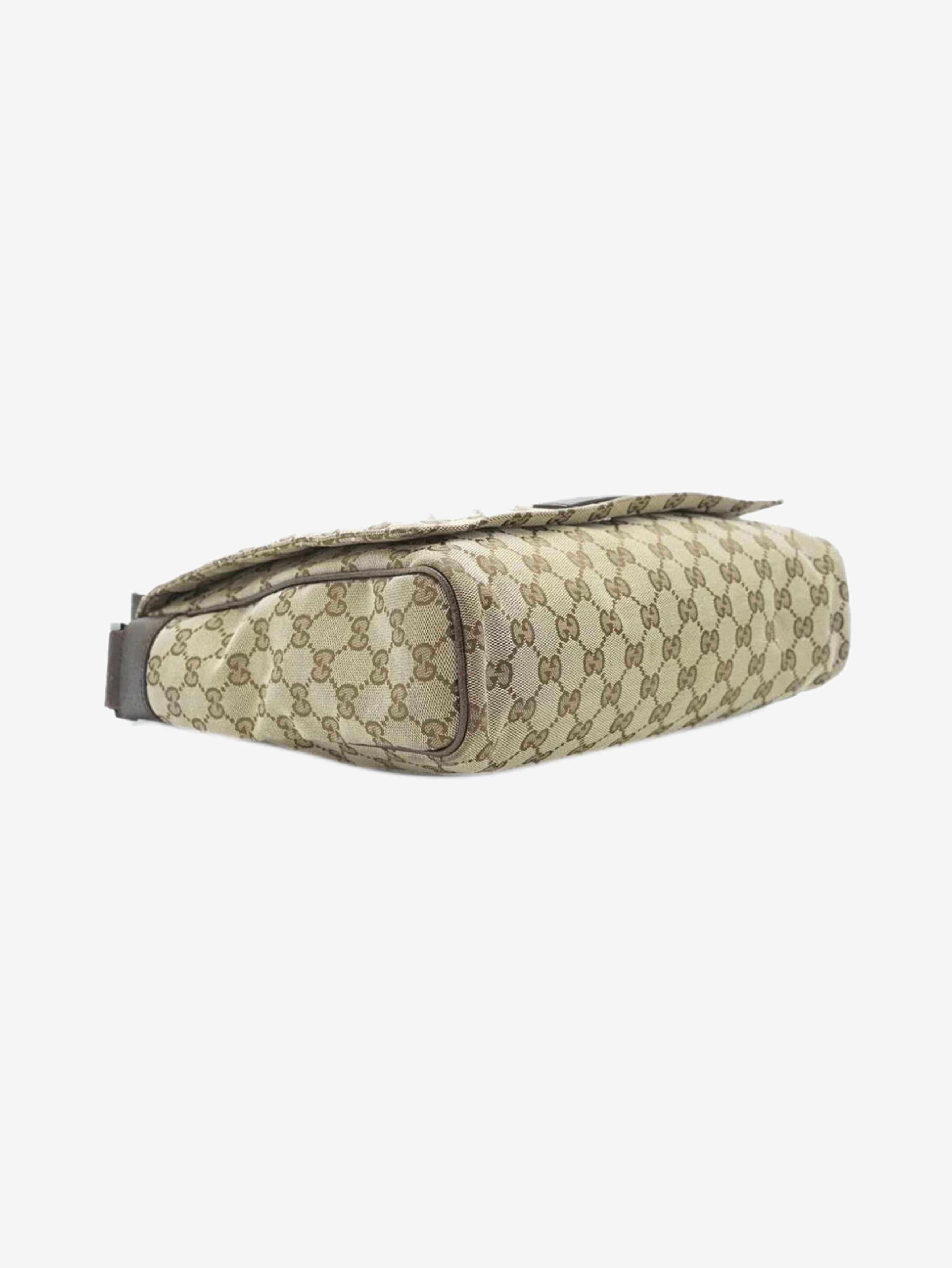 Gucci Brown GG canvas messenger bag Size ONE SIZE - 5 Thumbnail