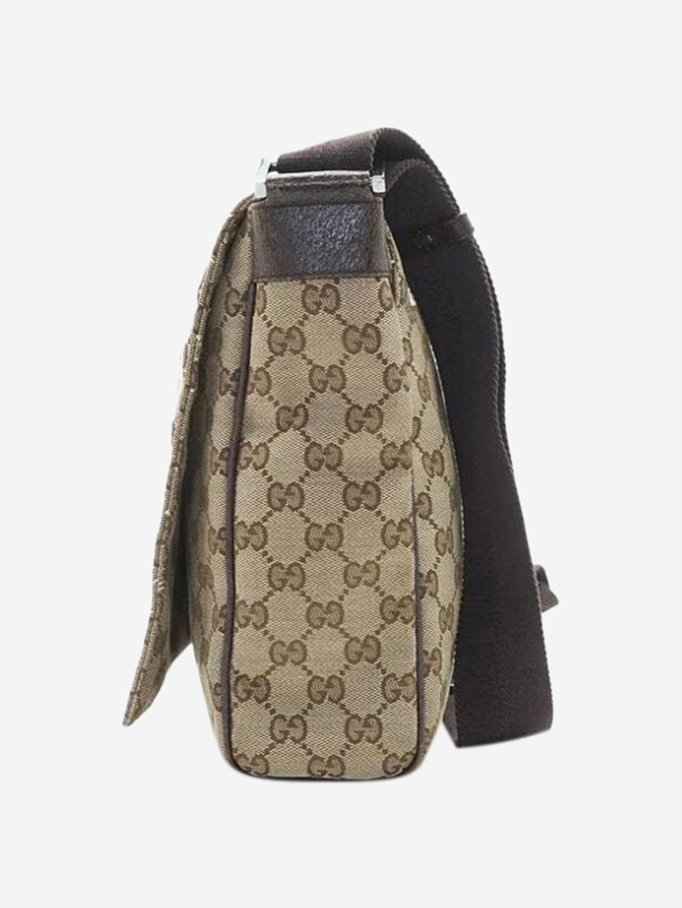 Gucci Brown GG canvas messenger bag Size ONE SIZE - 6 Thumbnail